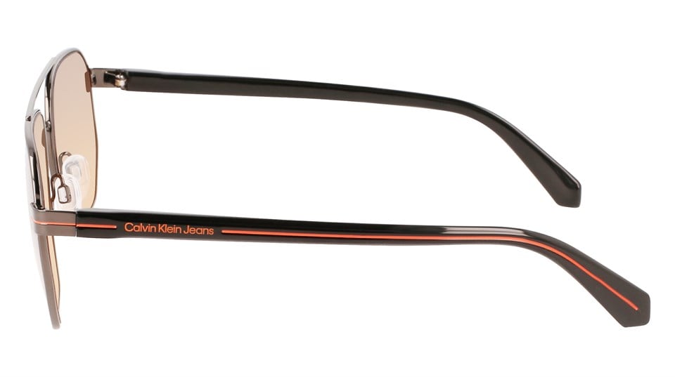 Calvin Klein Jeans CKJ 22204S 016 56 Erkek Geometrik Siyah Kombine Güneş Gözlüğü