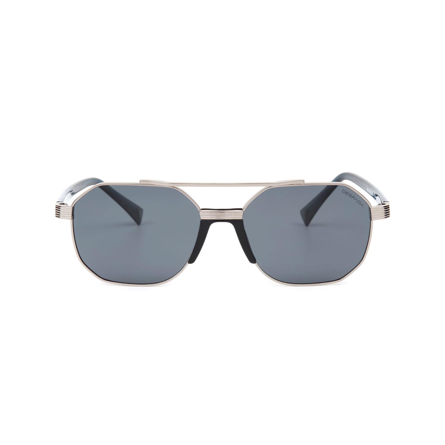 Desapada Ds 2274 C2 58 Erkek Geometrik Gri Metal Güneş Gözlüğü