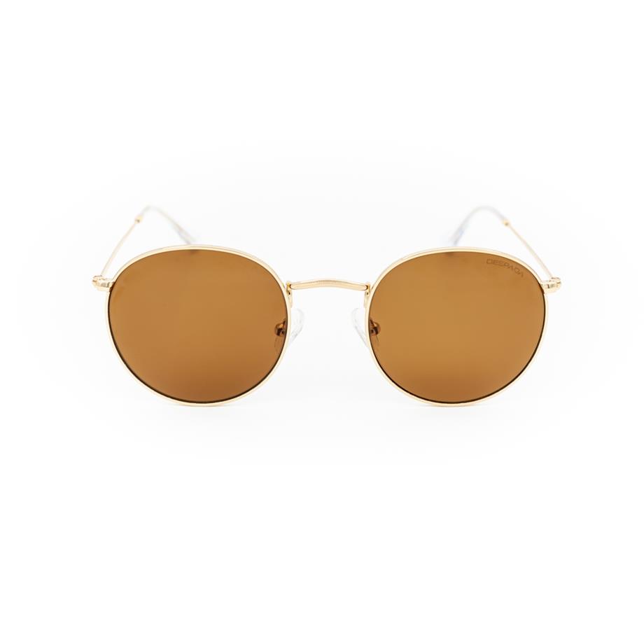 Despada DS 2246 C4 50 Unisex Gold Metal Yuvarlak Güneş Gözlüğü