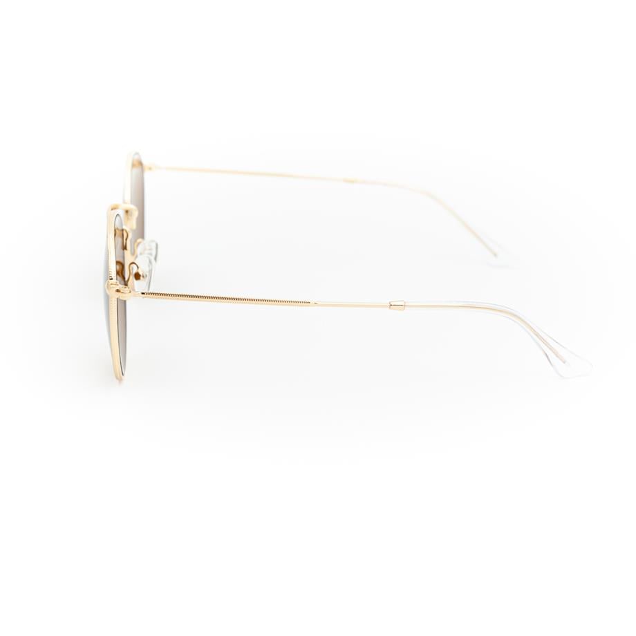 Despada DS 2246 C4 50 Unisex Gold Metal Yuvarlak Güneş Gözlüğü