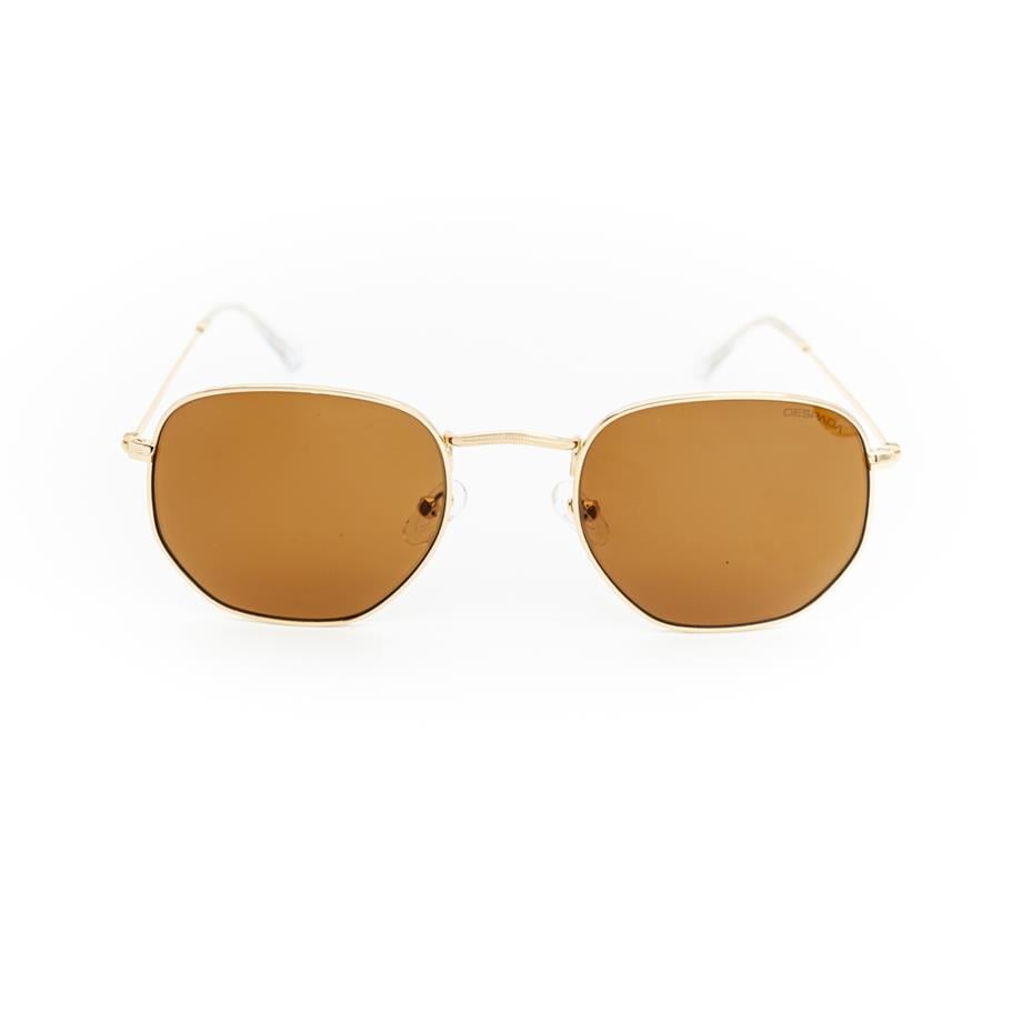 Despada DS 2249 C4 51 Unisex Gold Geometrik   Güneş Gözlüğü
