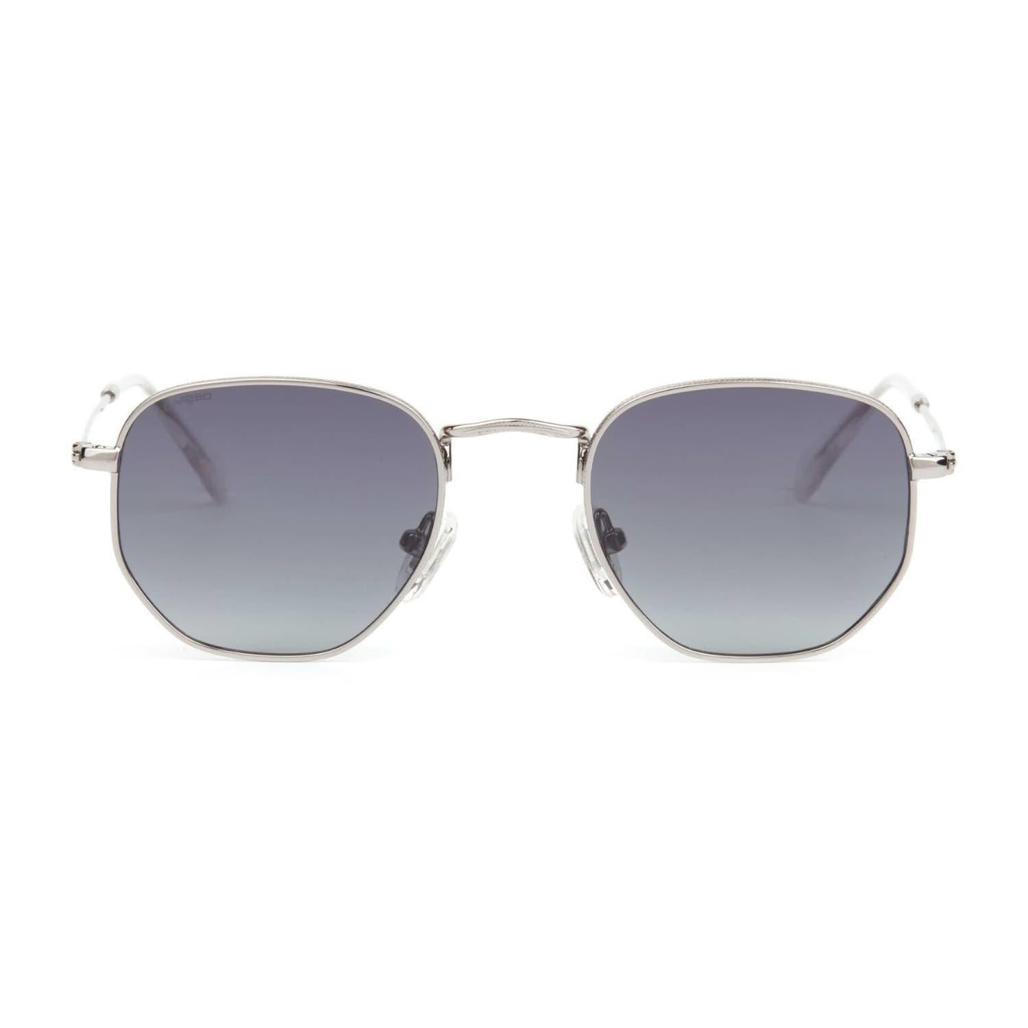 Despada DS 2260 C4 44 Polarize Çocuk Geometrik Gri Metal Güneş Gözlüğü