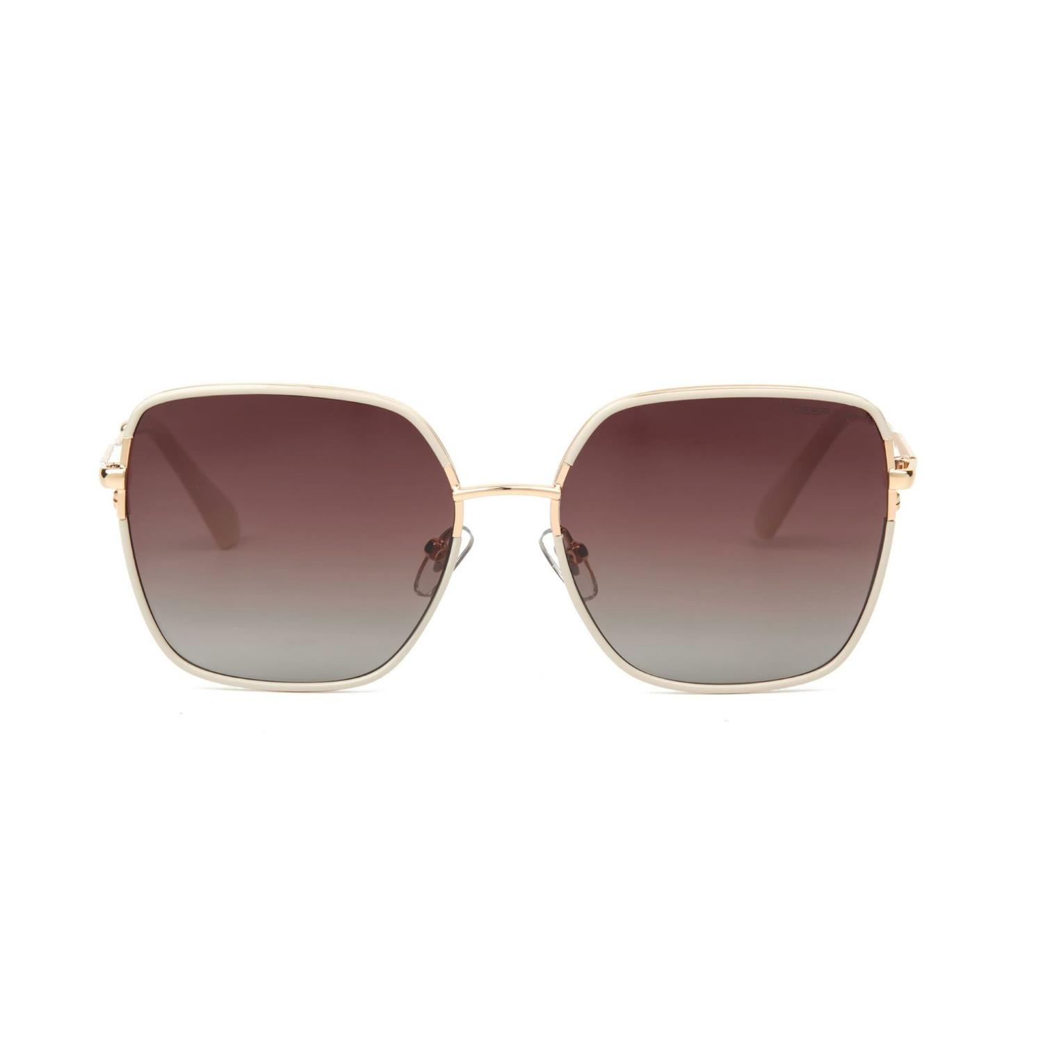 Despada Ds 2292 C3 58 Kadın Kare Gold Metal Güneş Gözlüğü