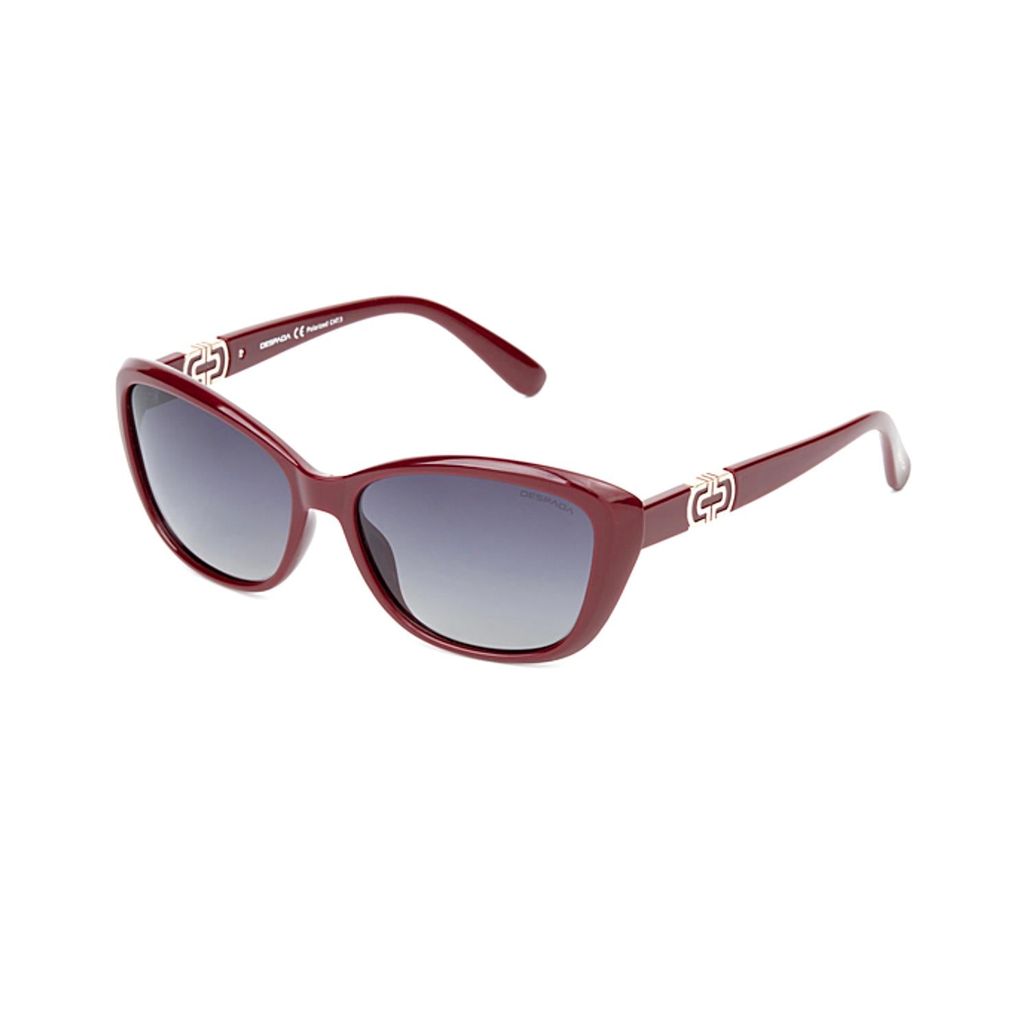 Despada DS 2305 C3 58 Polarize Kadın Cat Eye Bordo Kemik Güneş Gözlüğü