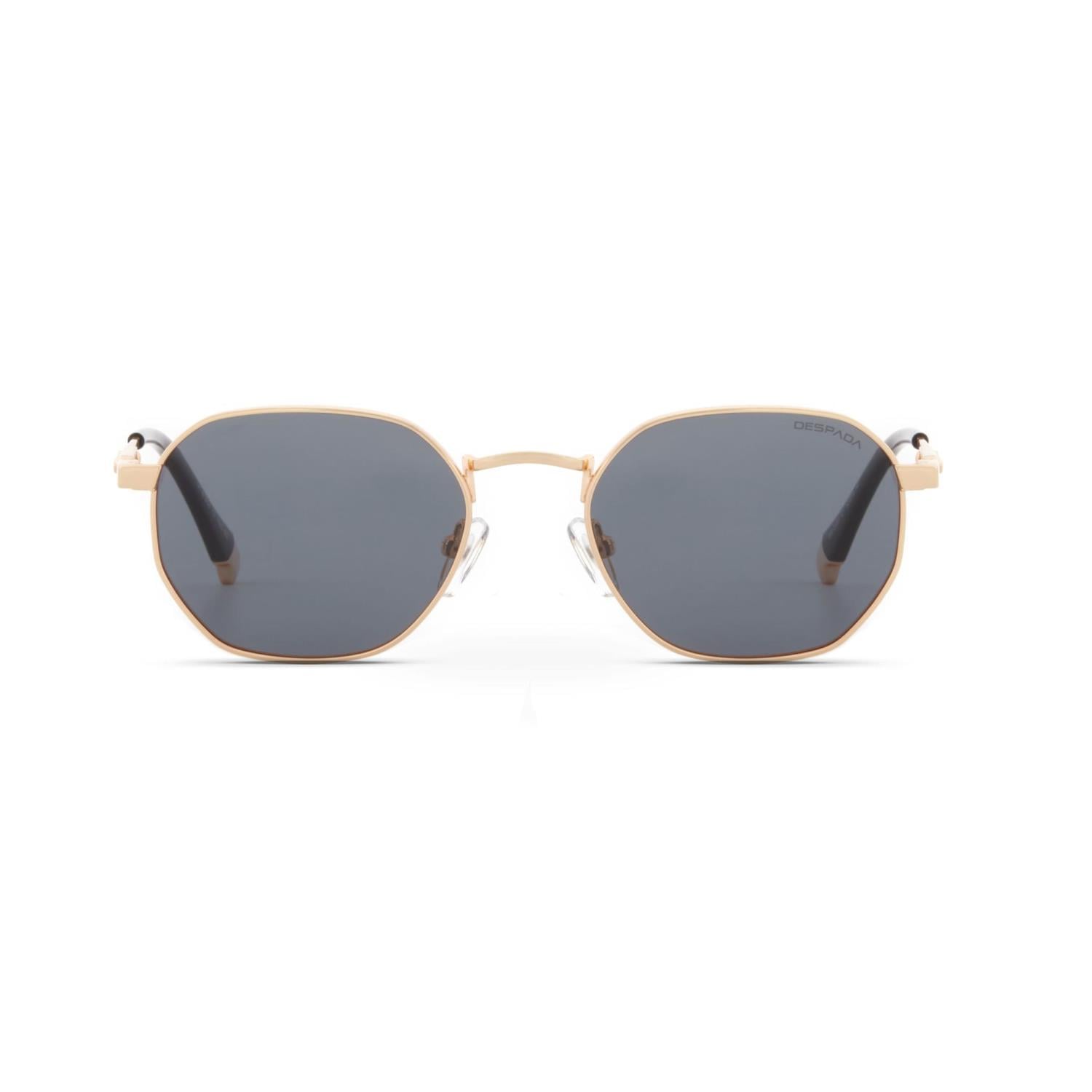 Despada DS 2331 C1 52 Unisex Geometrik Gold Metal Güneş Gözlüğü