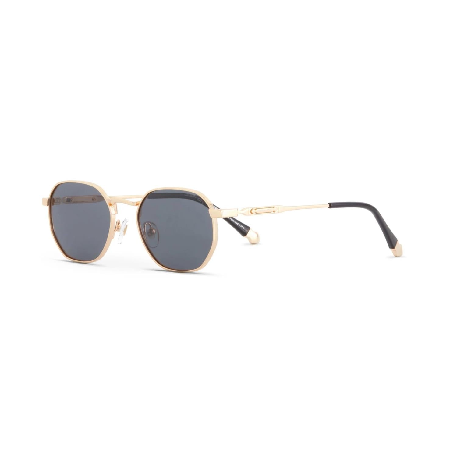 Despada DS 2331 C1 52 Unisex Geometrik Gold Metal Güneş Gözlüğü