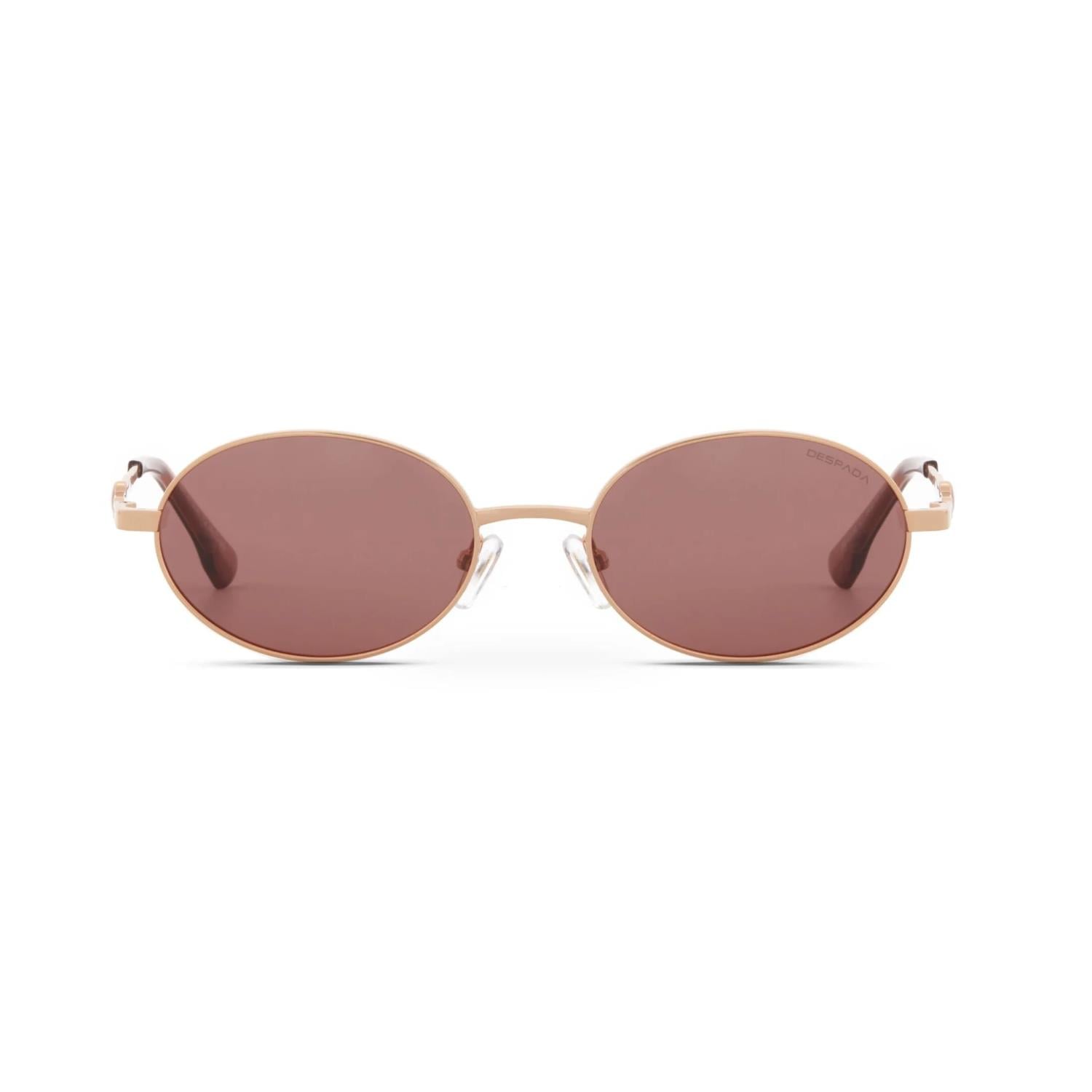 Despada DS 2335 C1 56 Unisex Oval Rose Gold Metal Güneş Gözlüğü