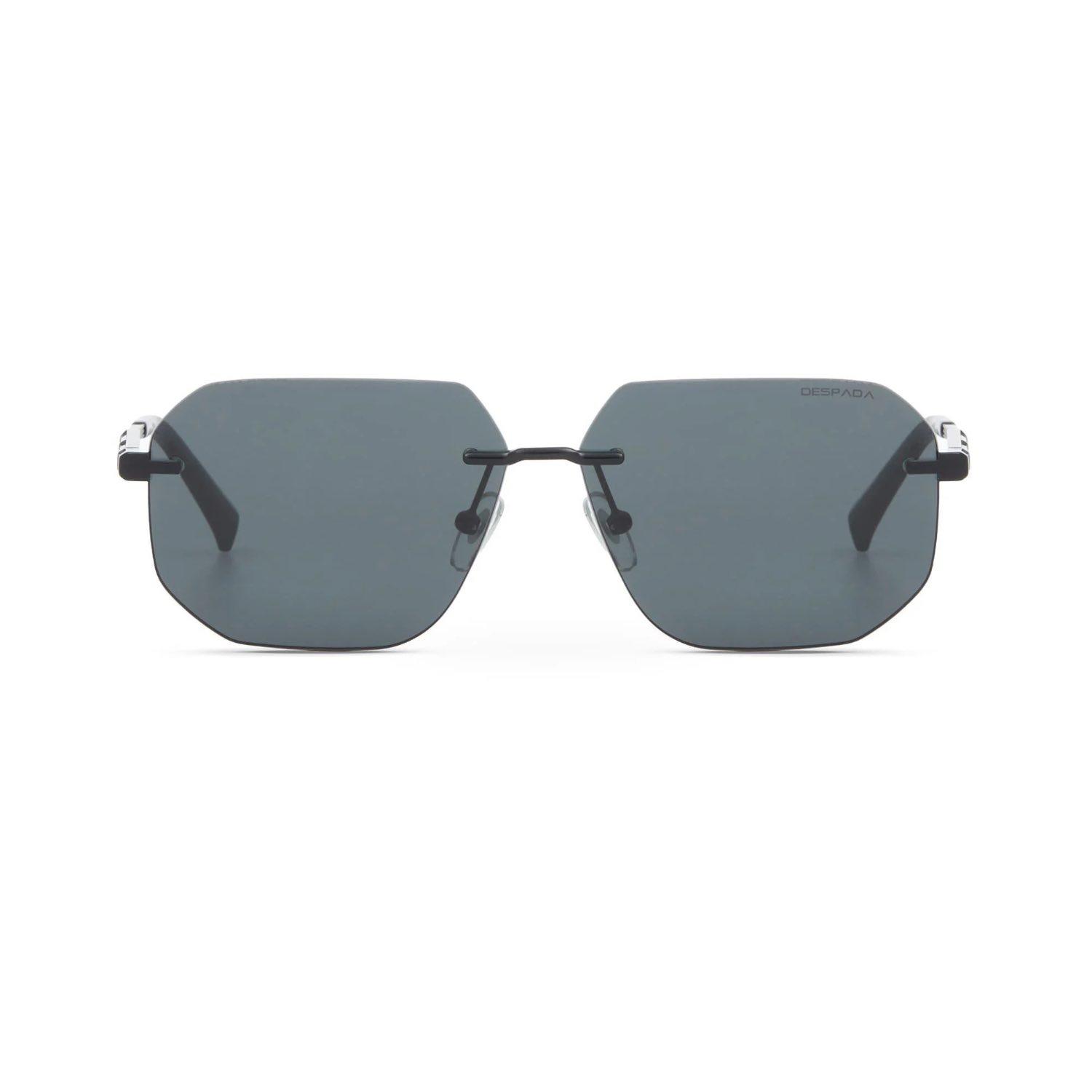 Despada DS 2467 C1 60 Unisex Geometrik Siyah Metal Çerçevesiz Güneş Gözlüğü