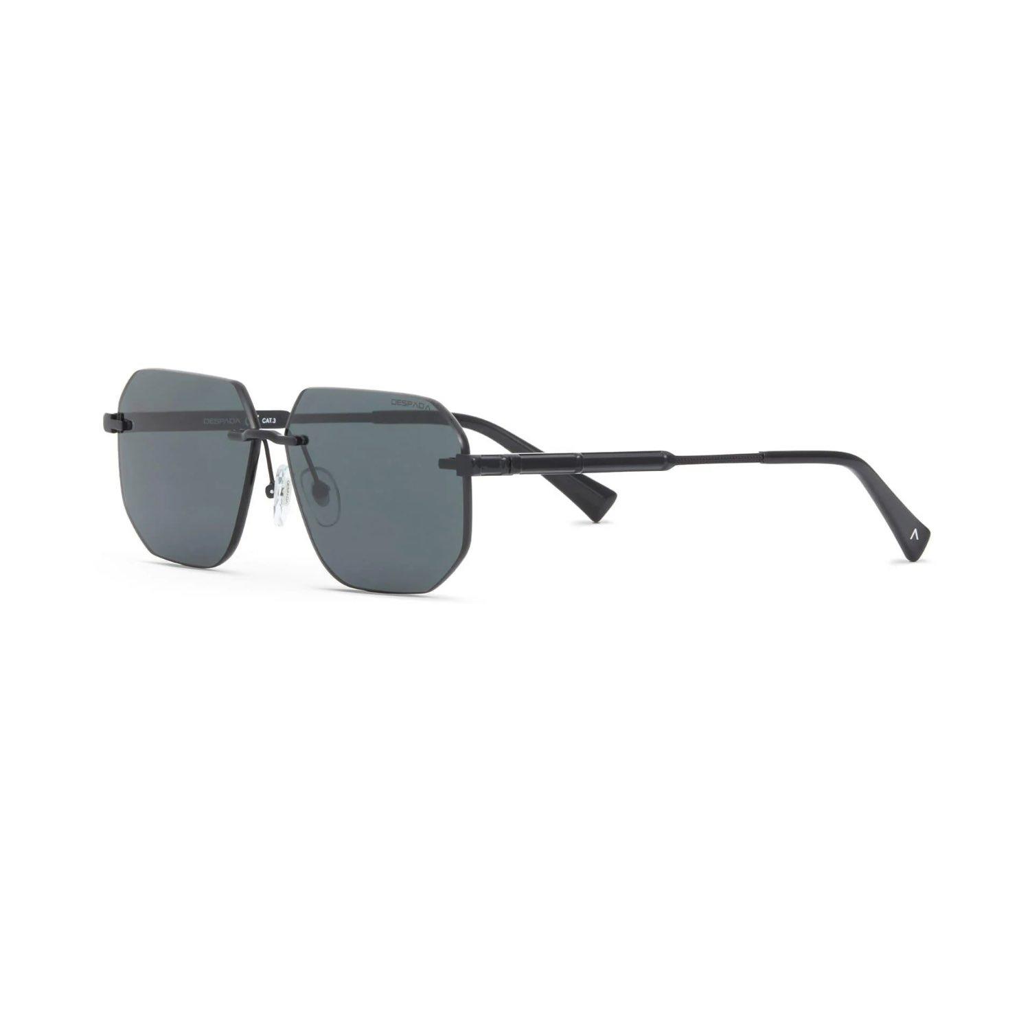 Despada DS 2467 C1 60 Unisex Geometrik Siyah Metal Çerçevesiz Güneş Gözlüğü