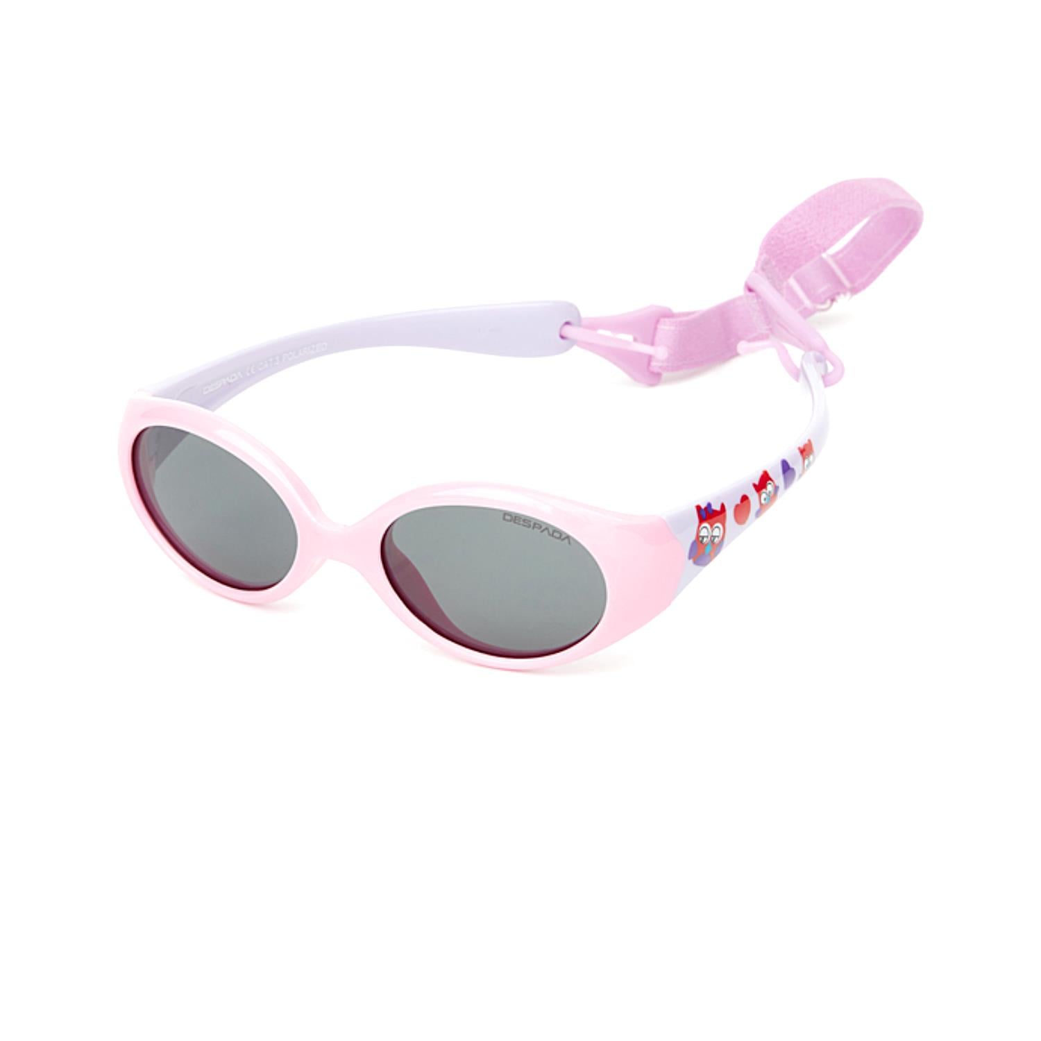 Despada Kids DS 2256 C2 40 Polarize Çocuk Oval Pembe Kemik Güneş Gözlüğü