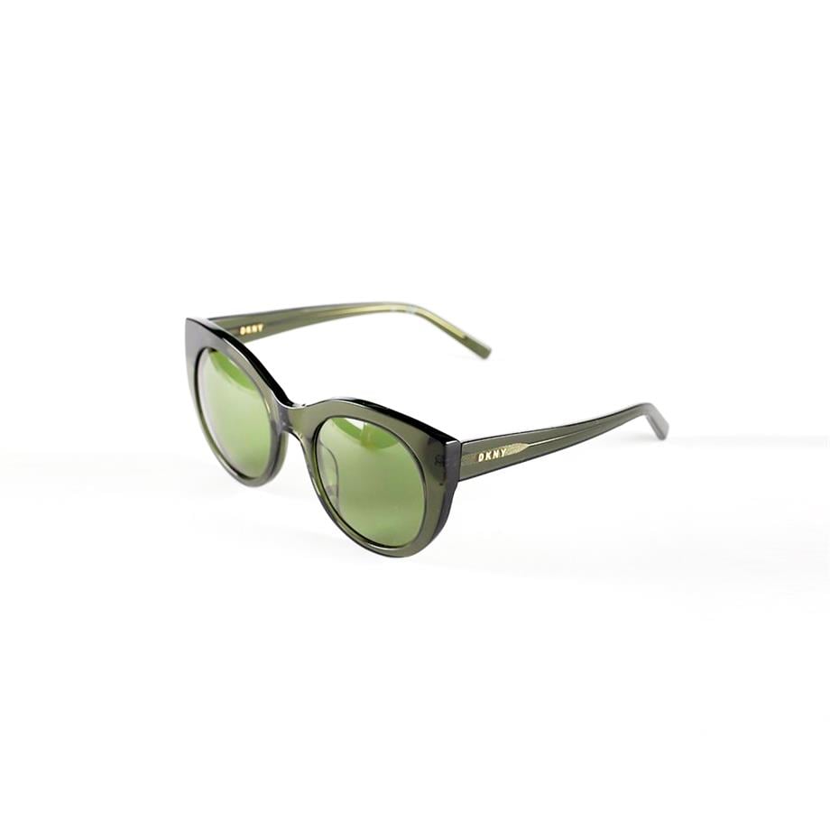 DKNY DK 517S 300 52 Kadın Yeşil Cat Eye Güneş Gözlüğü