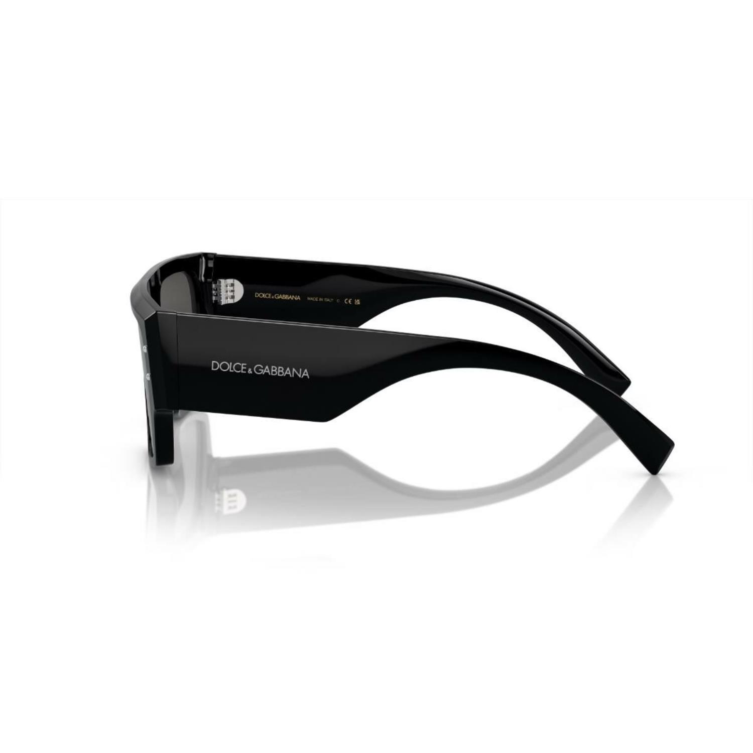 Dolce Gabbana 4459 50187 56 Unisex Kare Siyah Kemik Güneş Gözlüğü