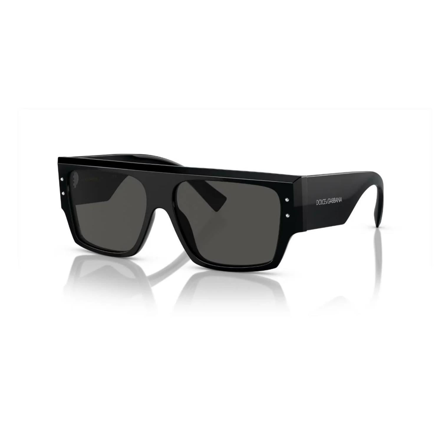 Dolce Gabbana 4459 50187 56 Unisex Kare Siyah Kemik Güneş Gözlüğü