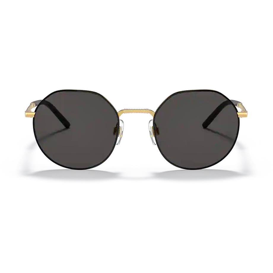 Dolce Gabbana DG 2286 0287 52 Unisex Gold Yuvarlak Güneş Gözlüğü