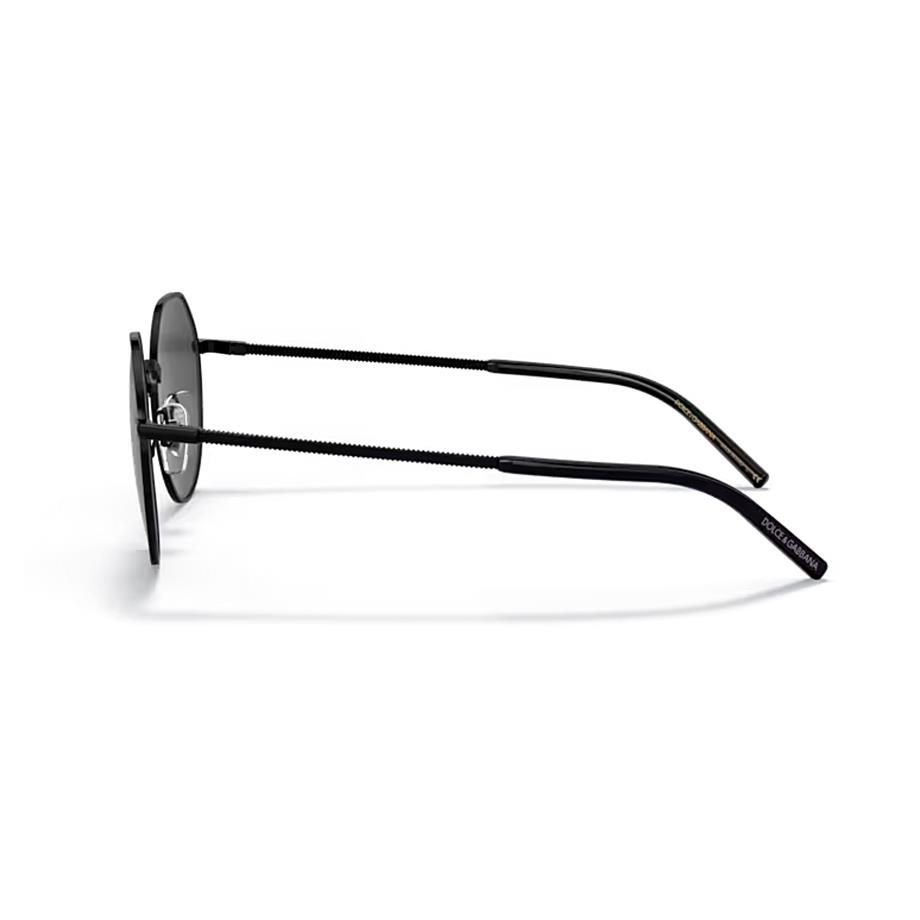 Dolce Gabbana DG 2286 110687 52 Unisex Siyah Geometrik Güneş Gözlüğü