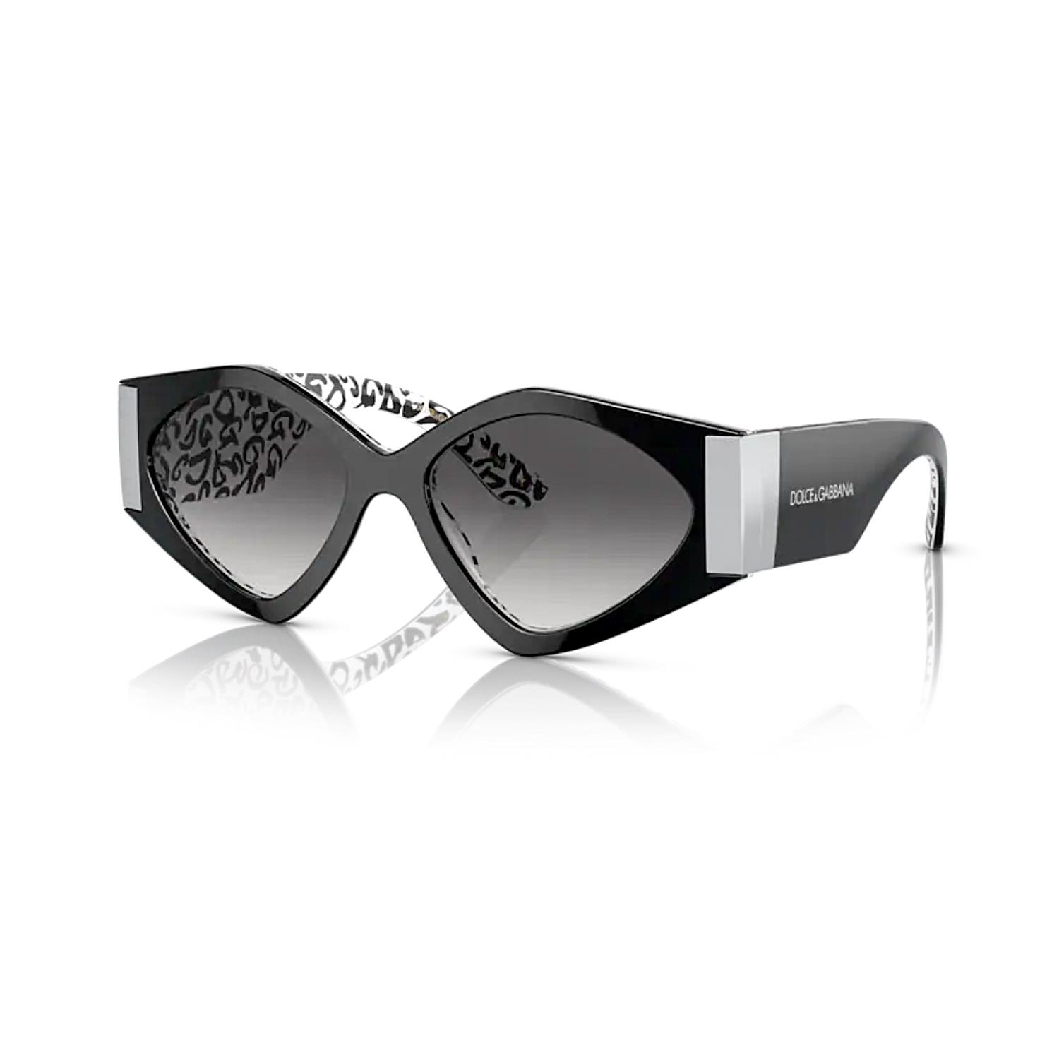 Dolce Gabbana DG 4396 33898G 55 Kadın Siyah Cat Eye Güneş Gözlüğü
