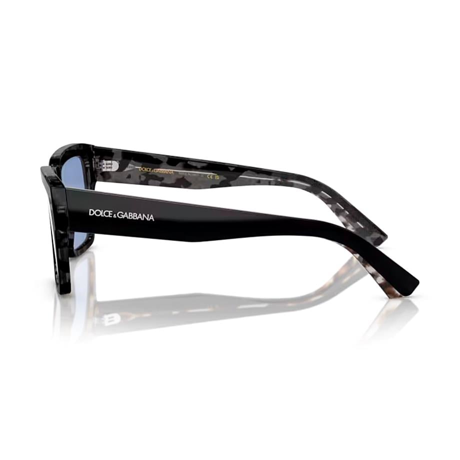 Dolce Gabbana DG 4431 34031U 55 Unisex Aynalı Siyah Kemik Güneş Gözlüğü