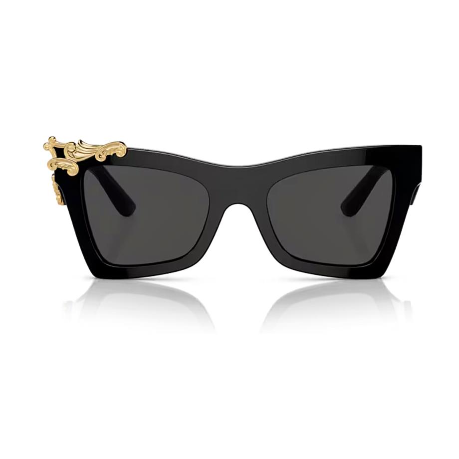 Dolce Gabbana DG 4434 50187 51 Kadın Siyah Cat Eye Güneş Gözlüğü