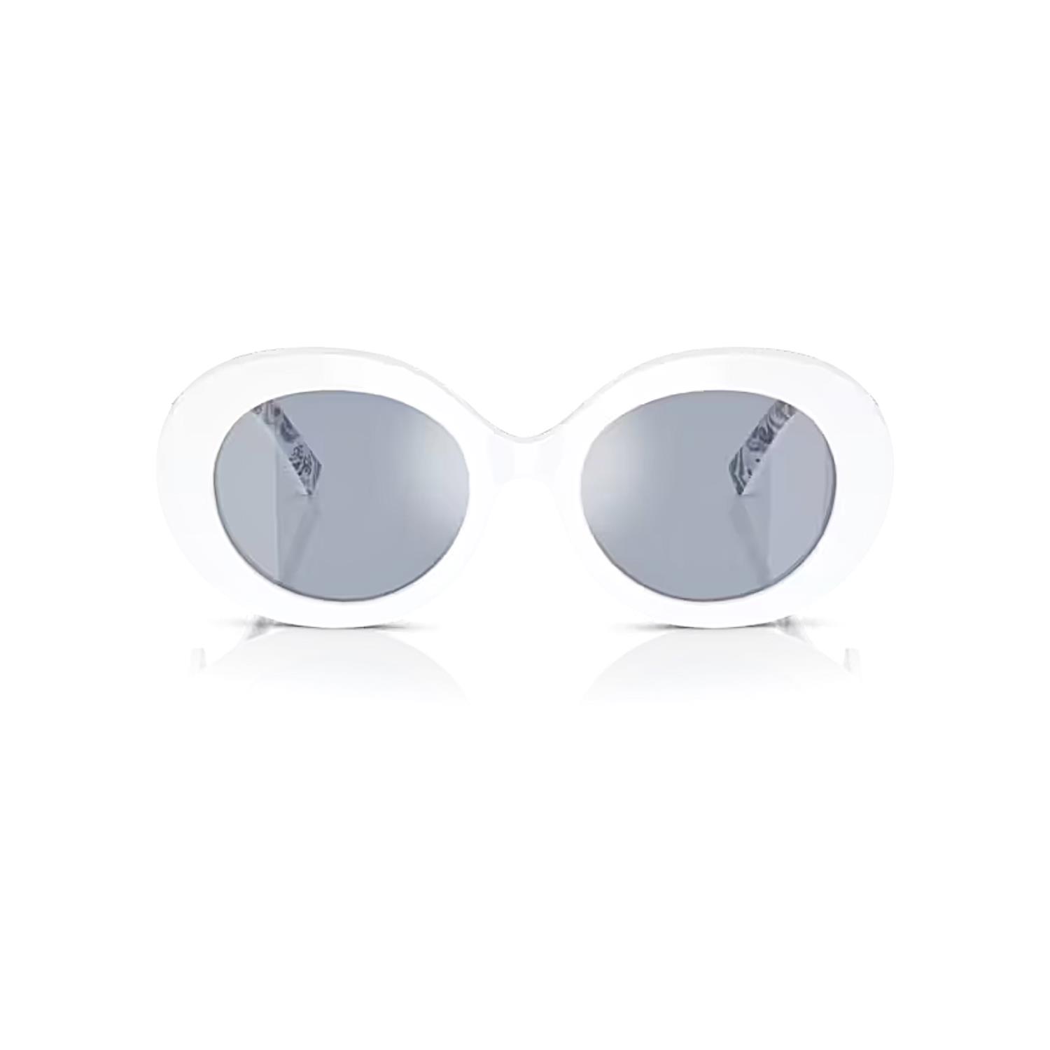 Dolce Gabbana DG 4448 337155 51 Kadın Oval Beyaz Kemik Güneş Gözlüğü