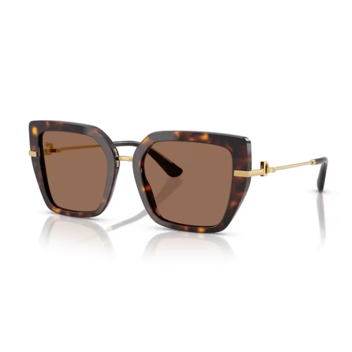 Dolce Gabbana DG 4474 50273 53 Kadın Kelebek Kırçıllı Kahverengi Kemik Güneş Gözlüğü