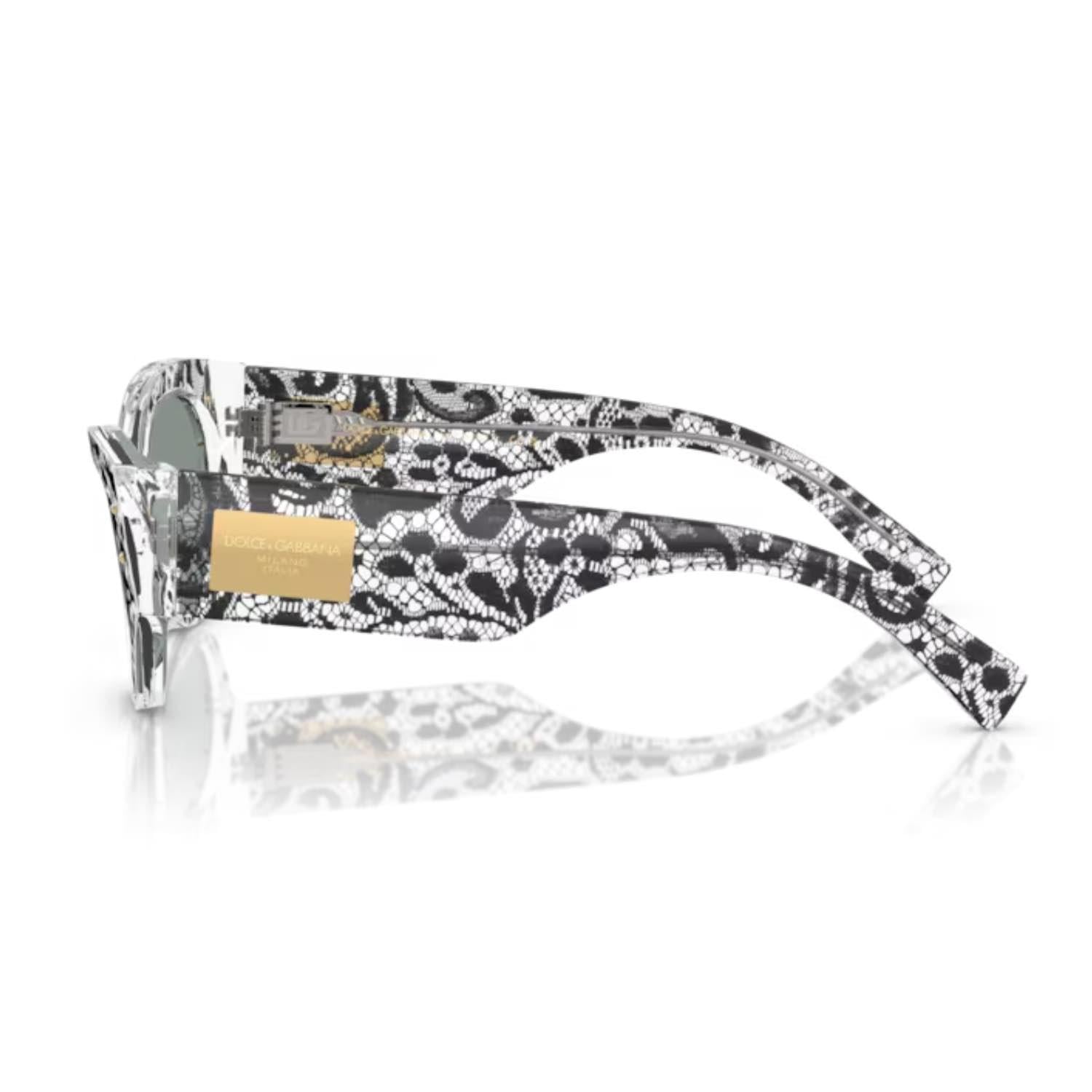 Dolce Gabbana DG 4480 32871 53 Kadın Kelebek Çok Renkli Kemik Güneş Gözlüğü