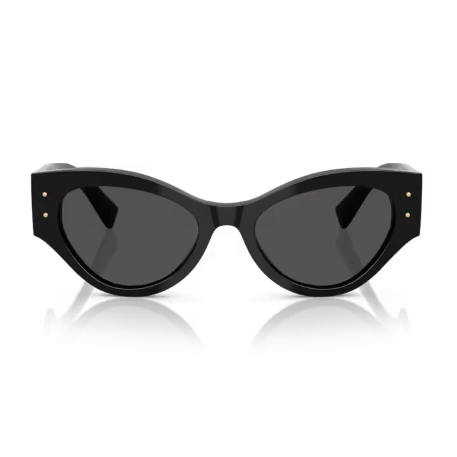 Dolce Gabbana DG 4480 50187 53 Kadın Kelebek Siyah Kemik Güneş Gözlüğü