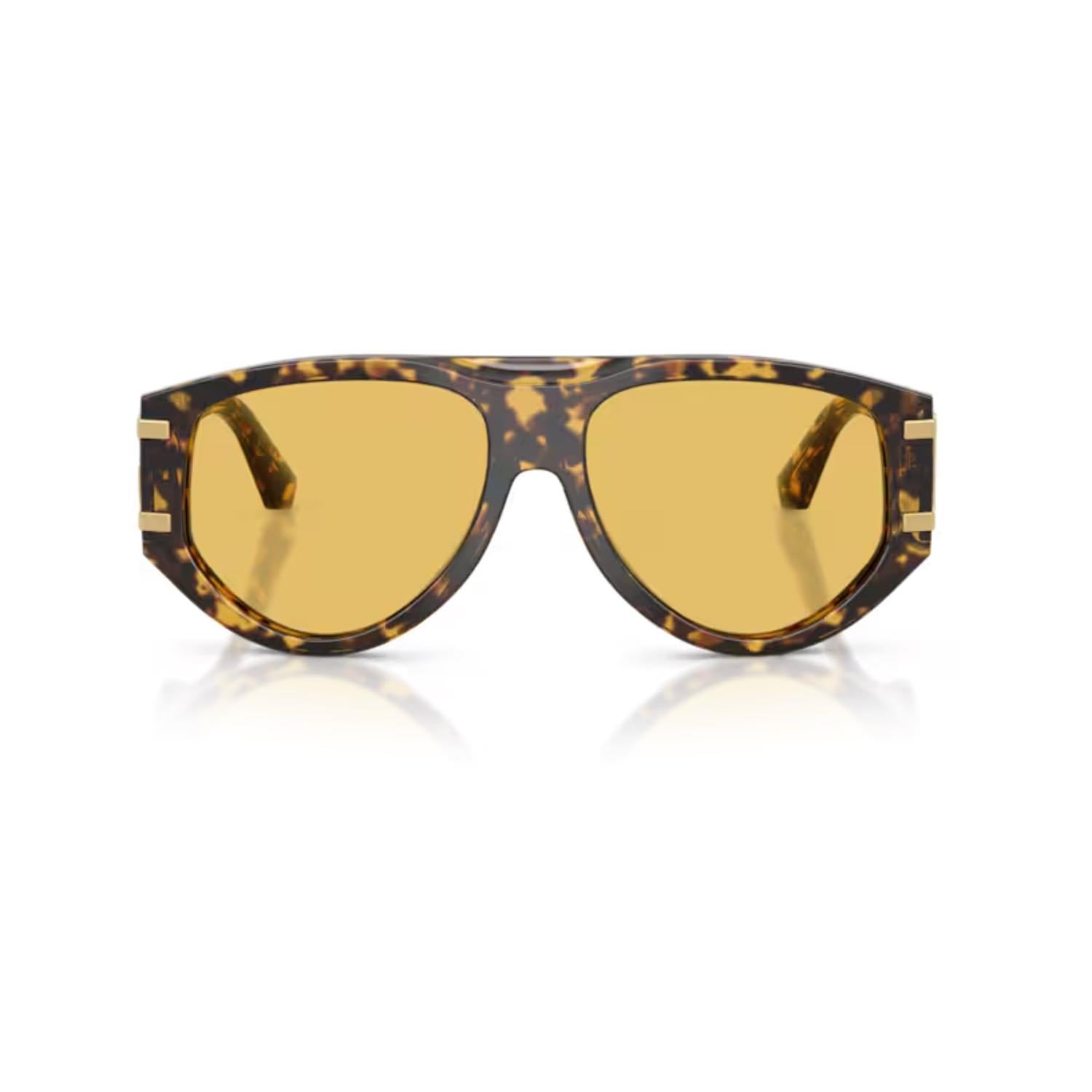 Dolce Gabbana DG 4499 333085 57 Kadın Pilot Kırçıllı Sarı Kemik Güneş Gözlüğü