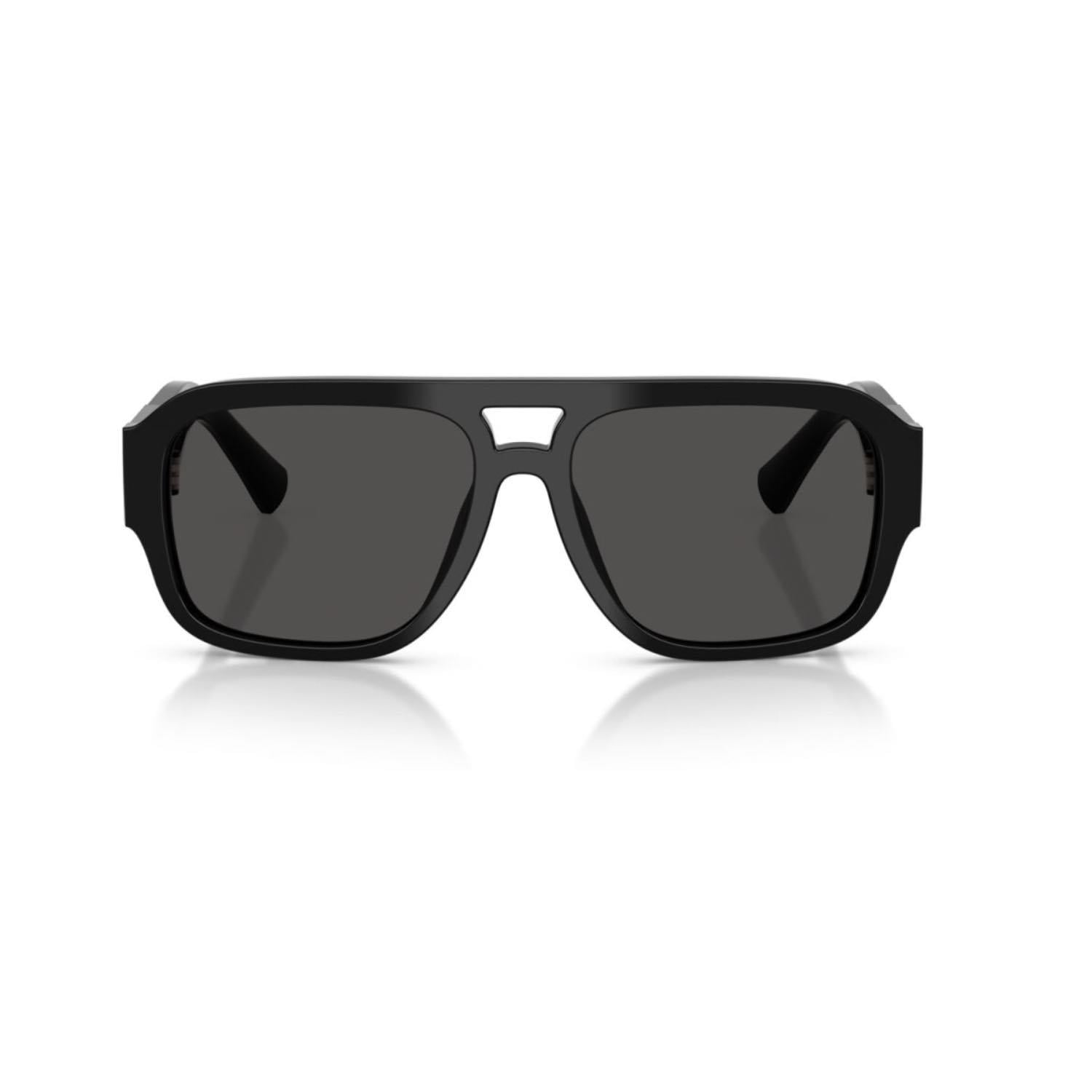 Dolce Gabbana DG 4506 50187 58 Erkek Pilot Siyah Kemik Güneş Gözlüğü