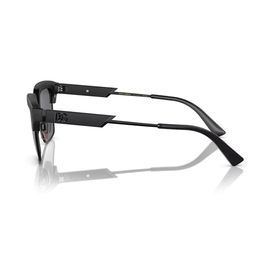 Dolce Gabbana DG 6185 25256G 55 Unisex Siyah Aynalı Güneş Gözlüğü