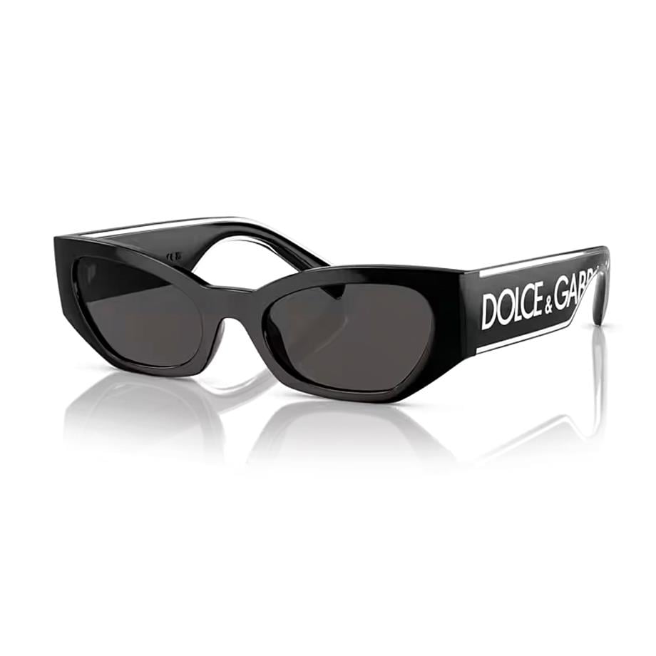 Dolce Gabbana DG 6186 50187 52 Kadın Siyah Cat Eye Güneş Gözlüğü