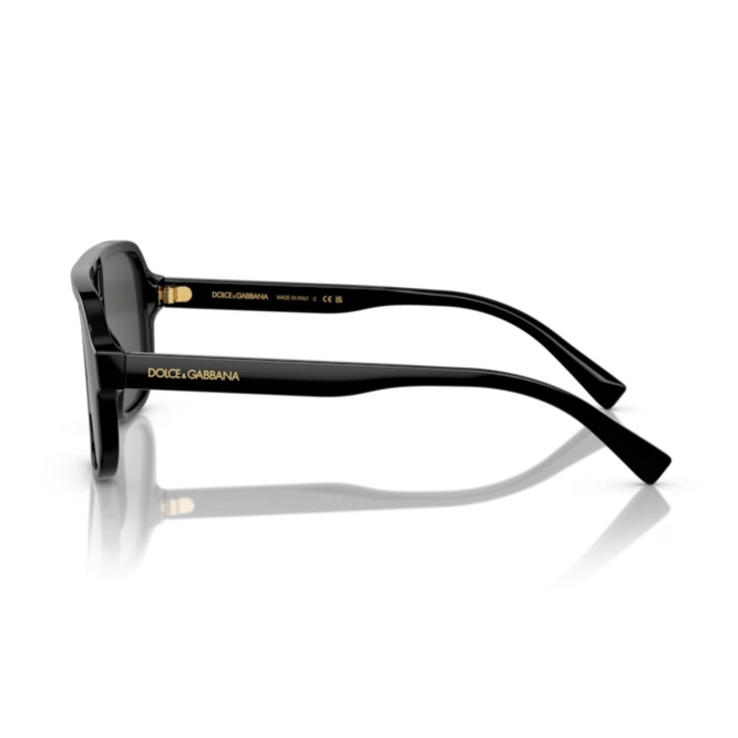 Dolce Gabbana DX 4003 335587 50 Çocuk Pilot Siyah Kemik Güneş Gözlüğü