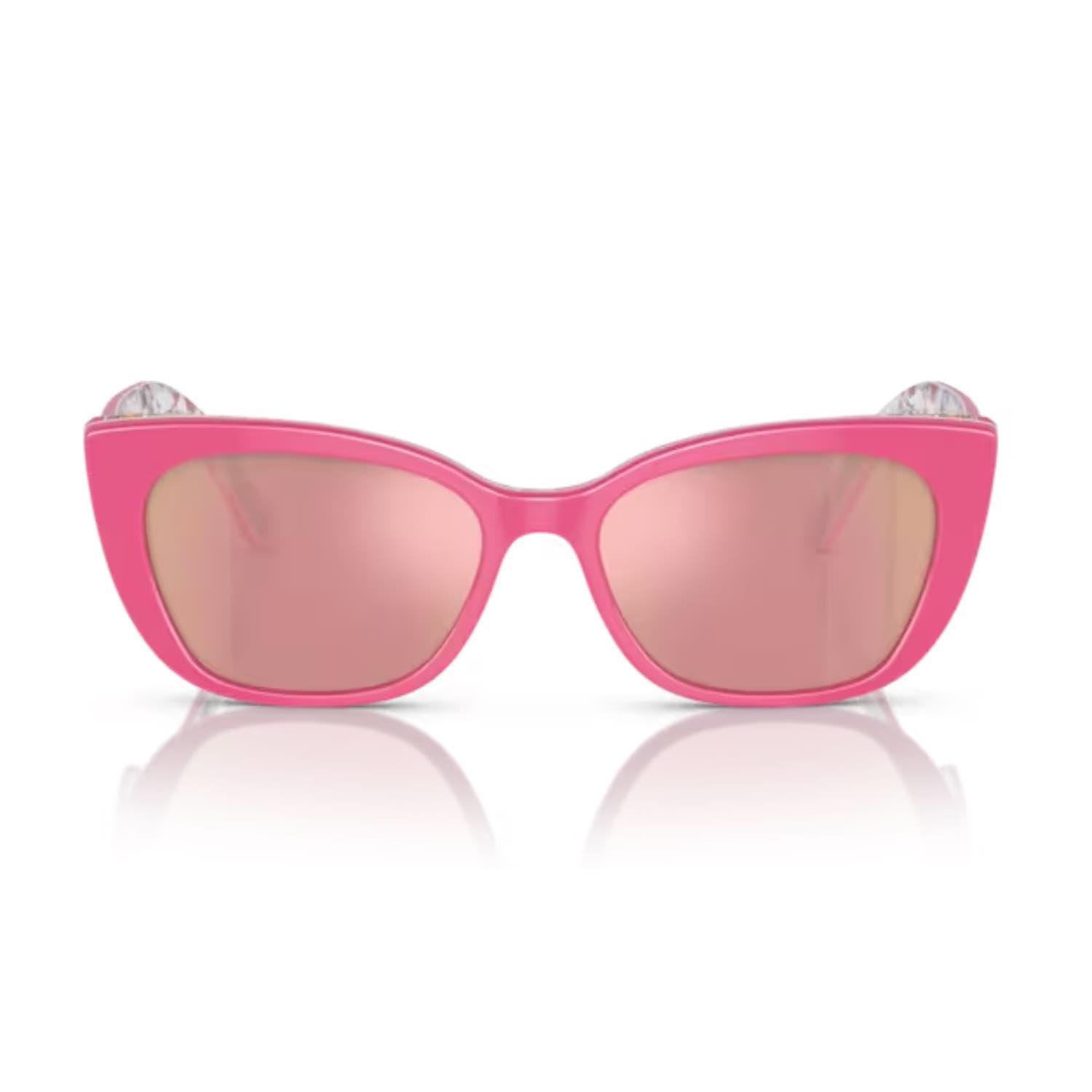Dolce Gabbana DX 4427 3207Z 49 Çocuk Cat Eye Pembe Kemik Güneş Gözlüğü