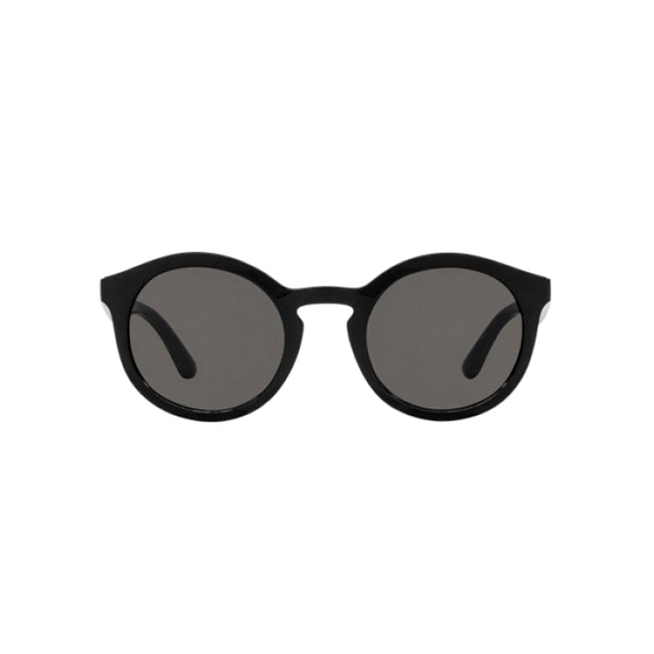 Dolce Gabbana DX 6002 50187 45 Çocuk Siyah Yuvarlak Güneş Gözlüğü