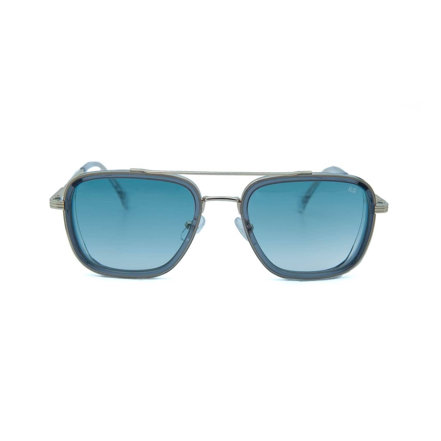 Eloi 1869 03 54 Unisex Dikdörtgen Gold Kombine Güneş Gözlüğü