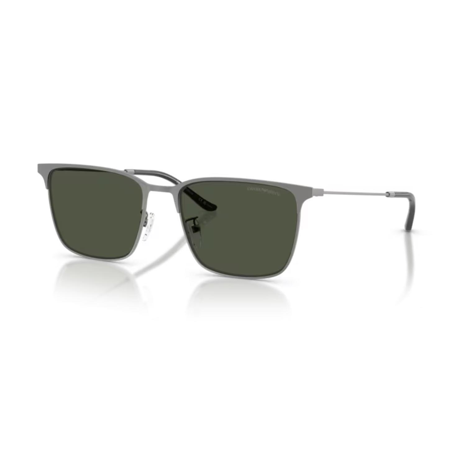 Emporio Armani EA 2164D 30039A 57 Unisex Kare Gri Kombine Güneş Gözlüğü