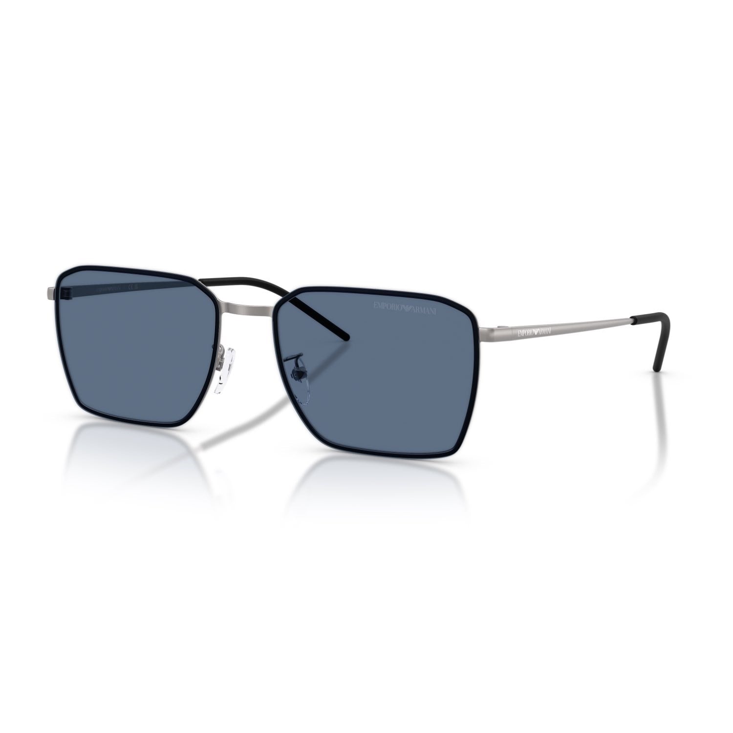 Emporio Armani EA 2172D 300380 60 Erkek Kare Siyah Metal Güneş Gözlüğü
