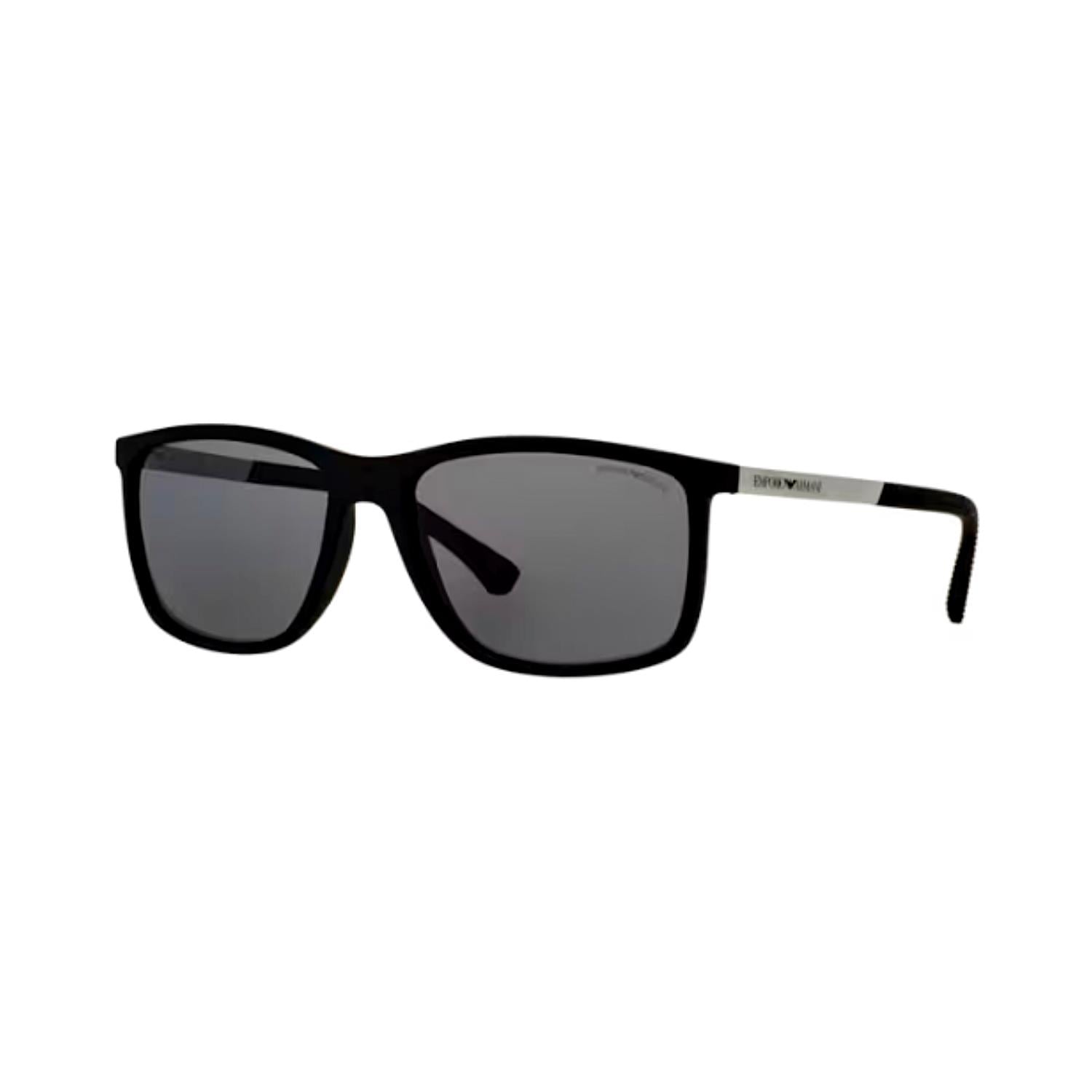 Emporio Armani EA 4058 506381 58 Erkek Siyah Kare Güneş Gözlüğü