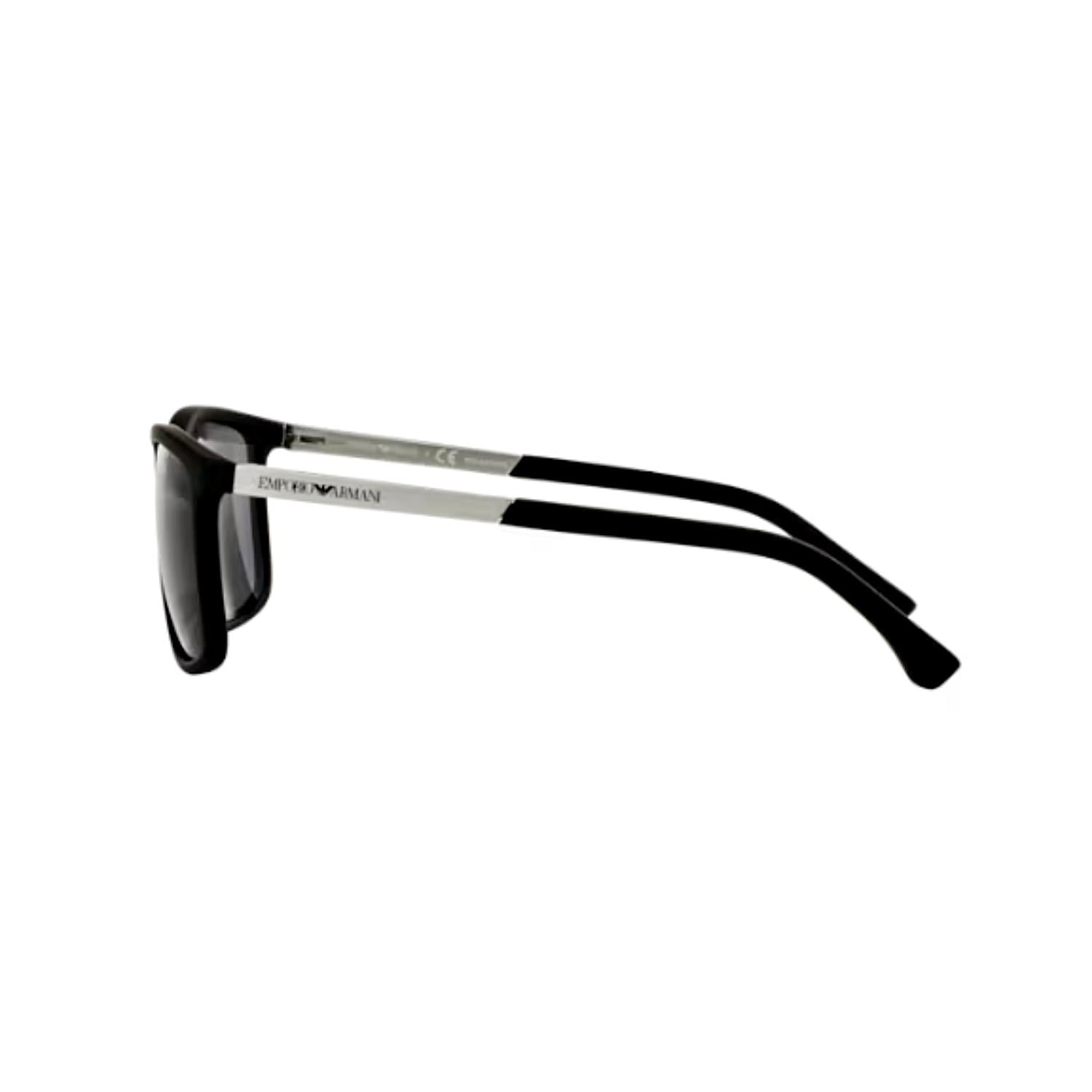 Emporio Armani EA 4058 506381 58 Erkek Siyah Kare Güneş Gözlüğü