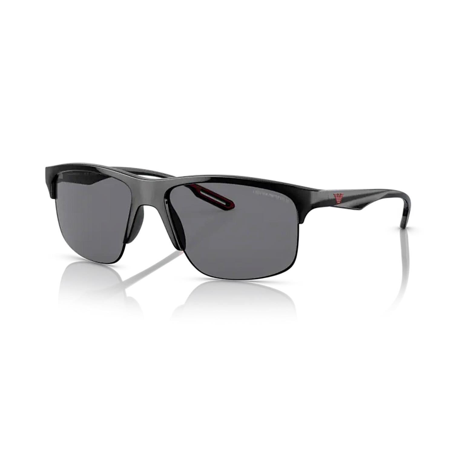 Emporio Armani EA 4188U 5017T3 62 Erkek Siyah Geometrik Güneş Gözlüğü