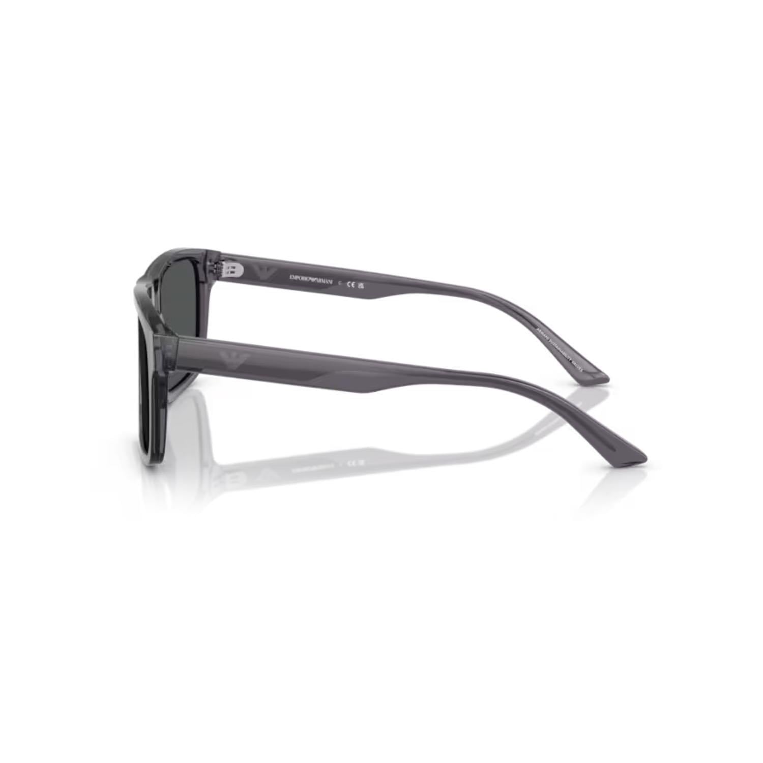 Emporio Armani EA 4232 610687 57 Erkek Kare Gri Kemik Güneş Gözlüğü
