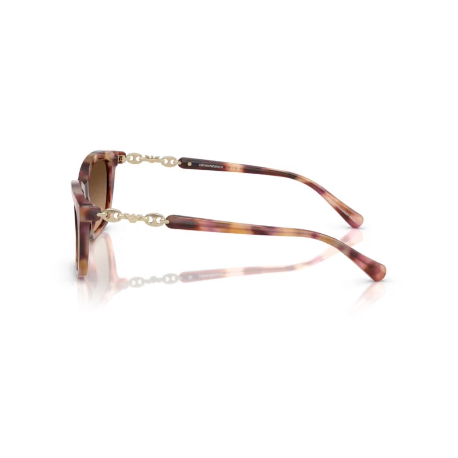 Emporio Armani EA 4238 619674 54 Kadın Cat Eye Kırçıllı Kahverengi Kemik Güneş Gözlüğü