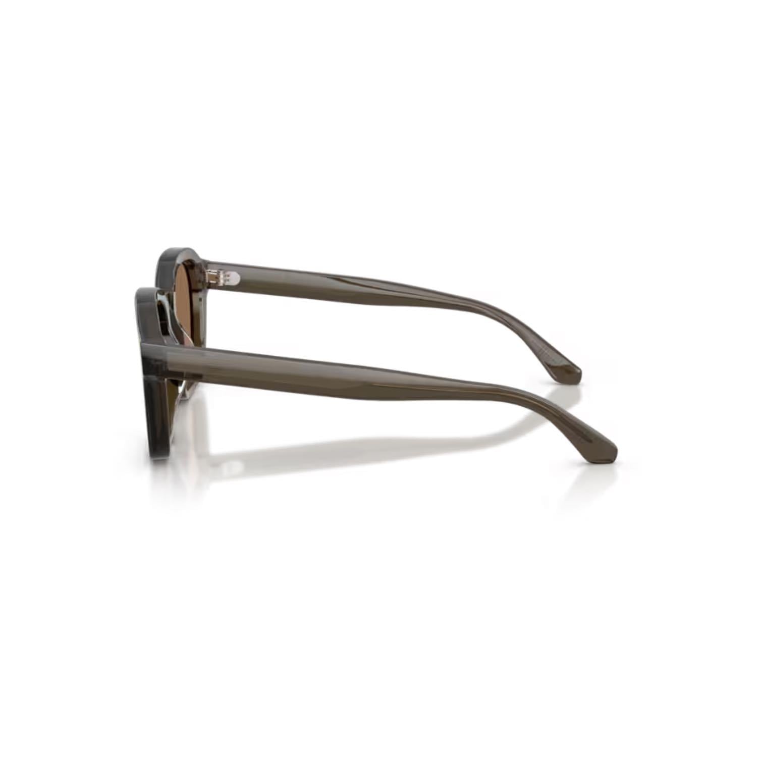 Emporio Armani EA 4245U 624973 54 Unisex Kare Şeffaf Gri Kemik Güneş Gözlüğü