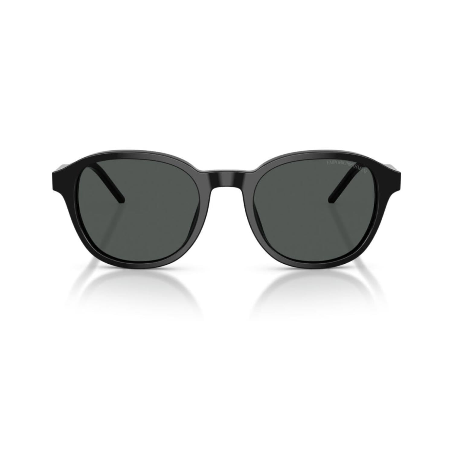 Emporio Armani EA 4247U 501787 51 Unisex Oval Siyah Kemik Güneş Gözlüğü