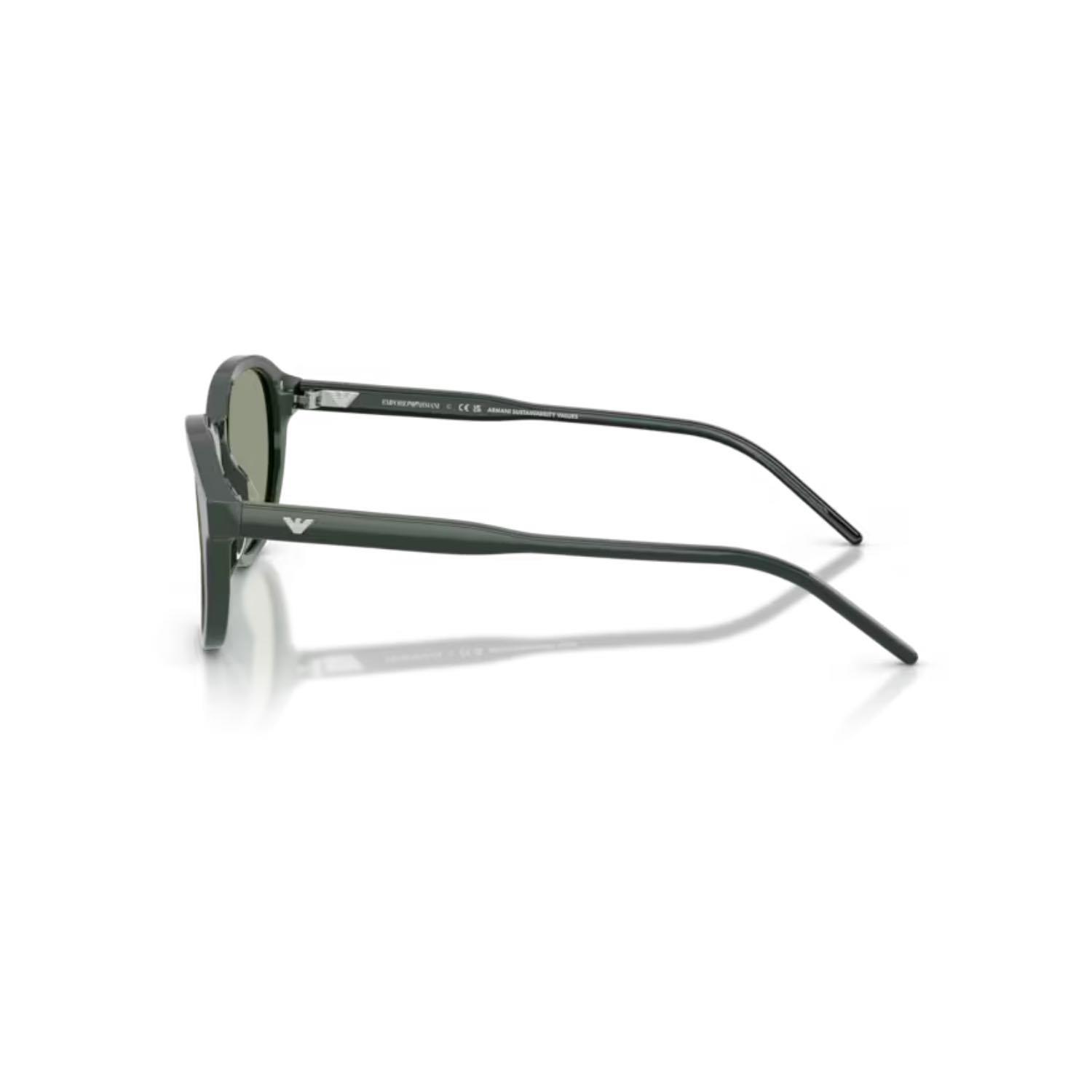 Emporio Armani EA 4247U 62572 51 Unisex Oval Yeşil Kemik Güneş Gözlüğü