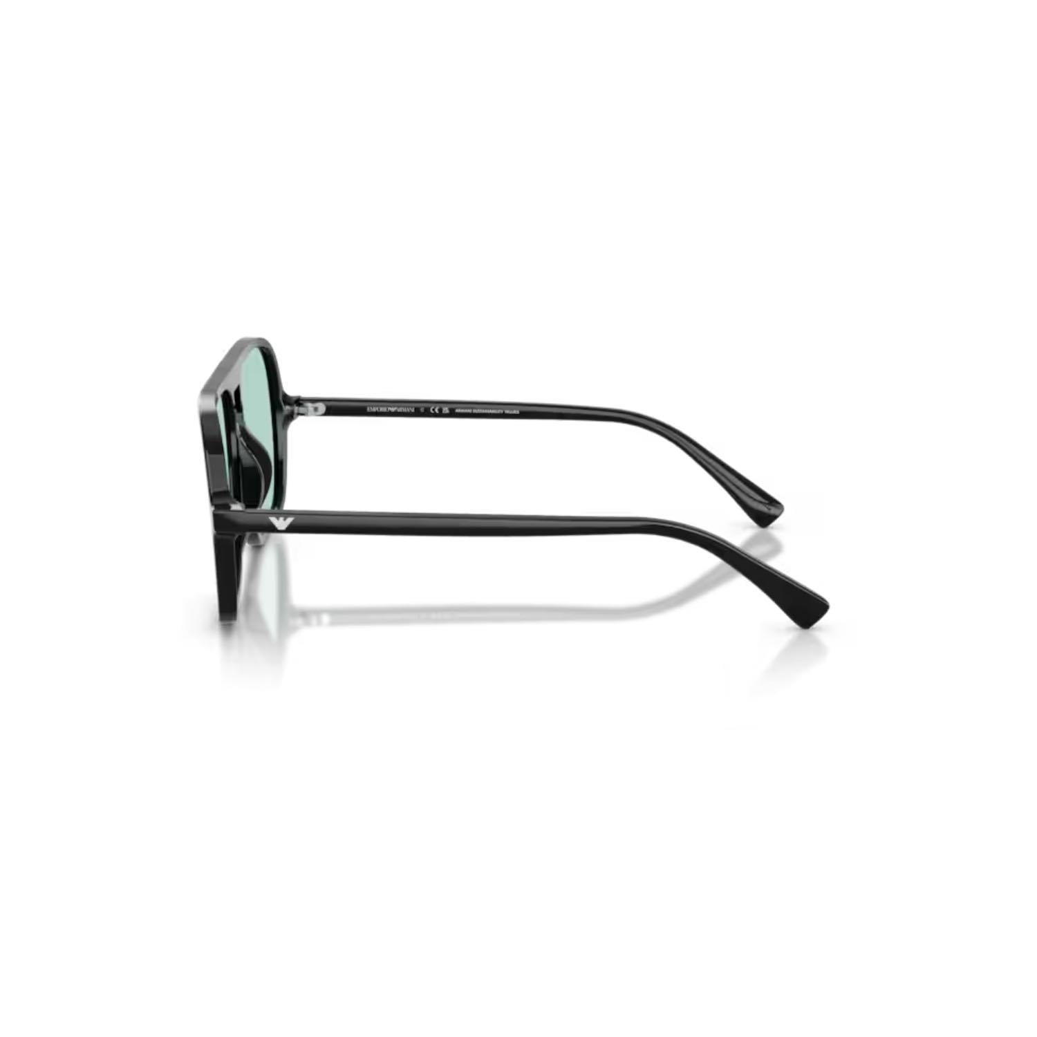 Emporio Armani EA 4252U 501765 57 Erkek Pilot Siyah Kemik Güneş Gözlüğü