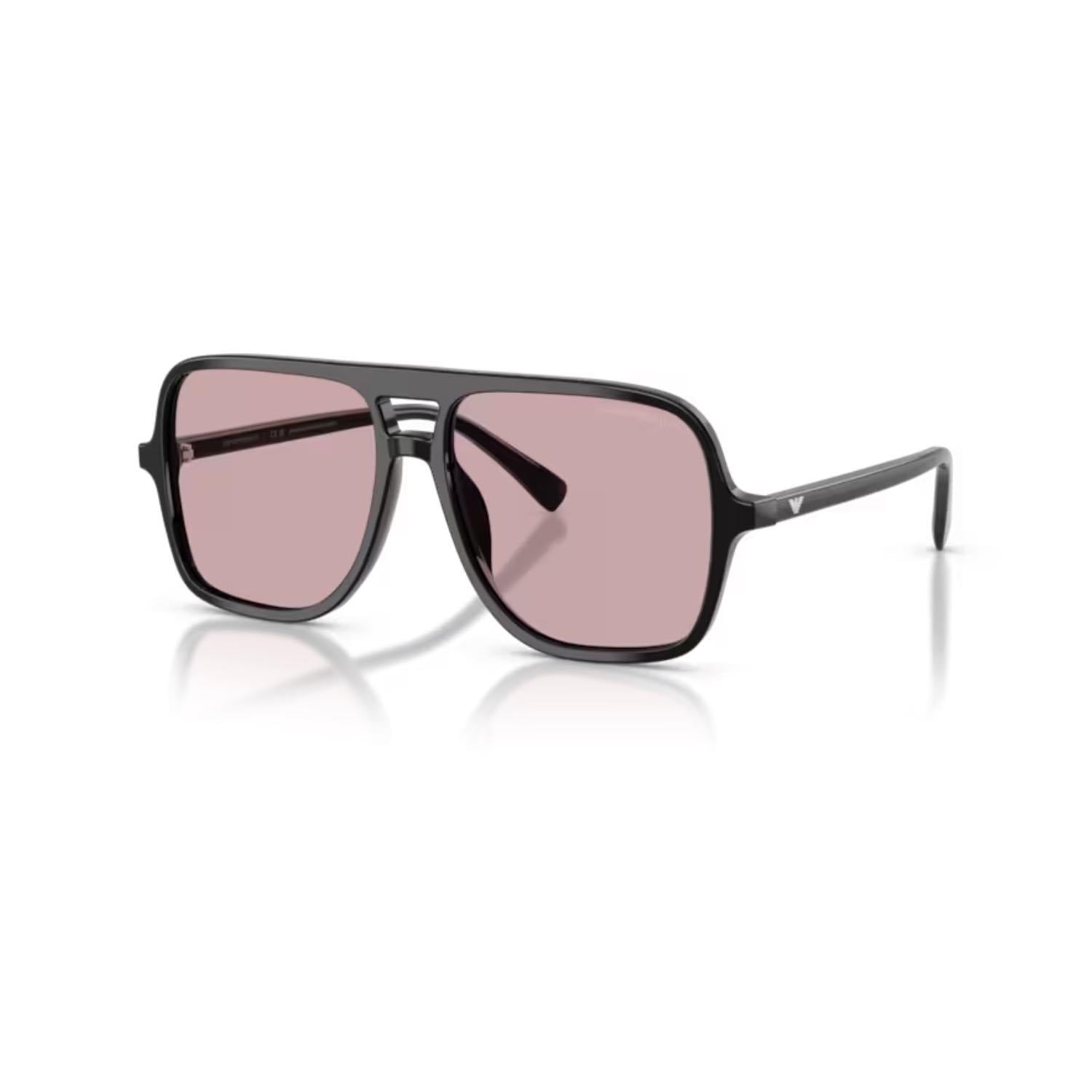 Emporio Armani EA 4252U 501773 57 Erkek Pilot Siyah Kemik Güneş Gözlüğü