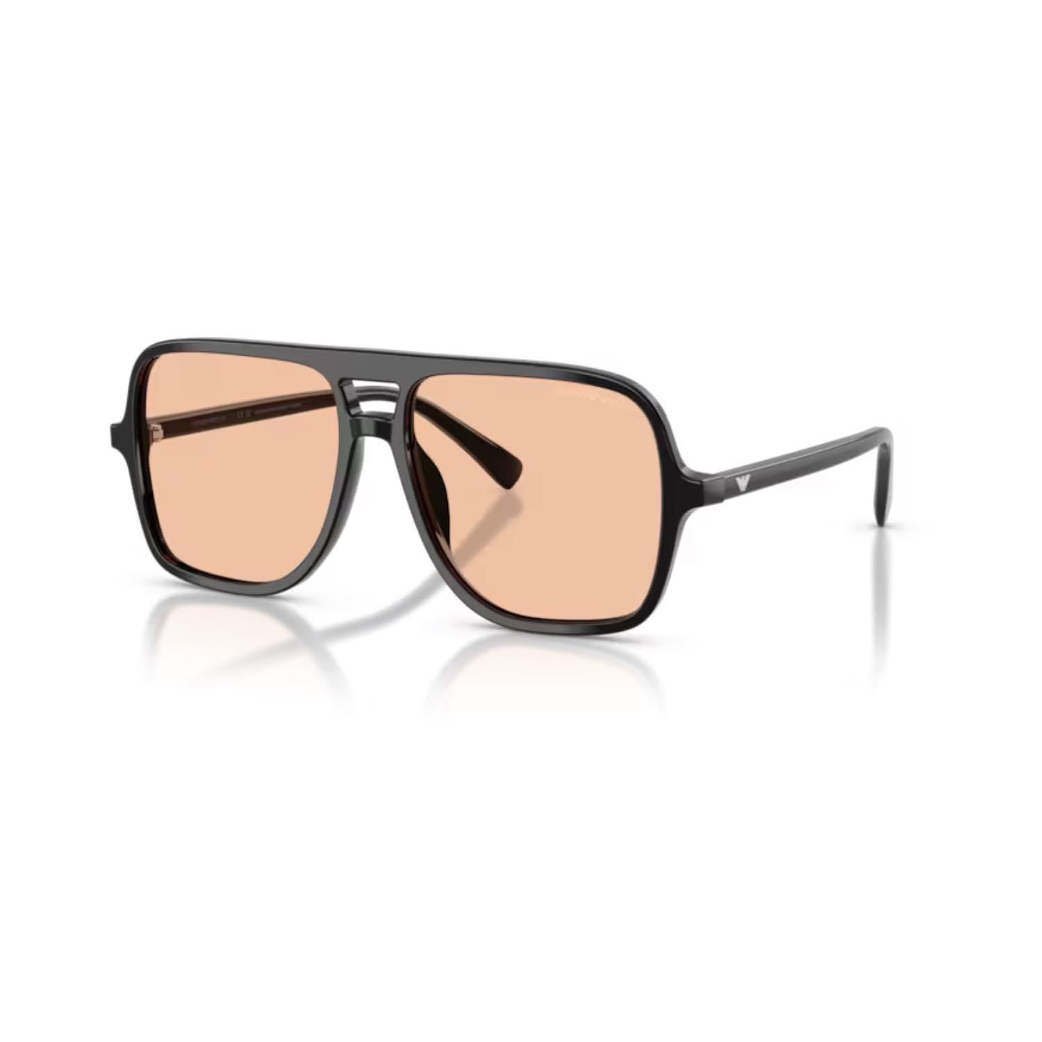 Emporio Armani EA 4252U 501793 57 Erkek Pilot Siyah Kemik Güneş Gözlüğü