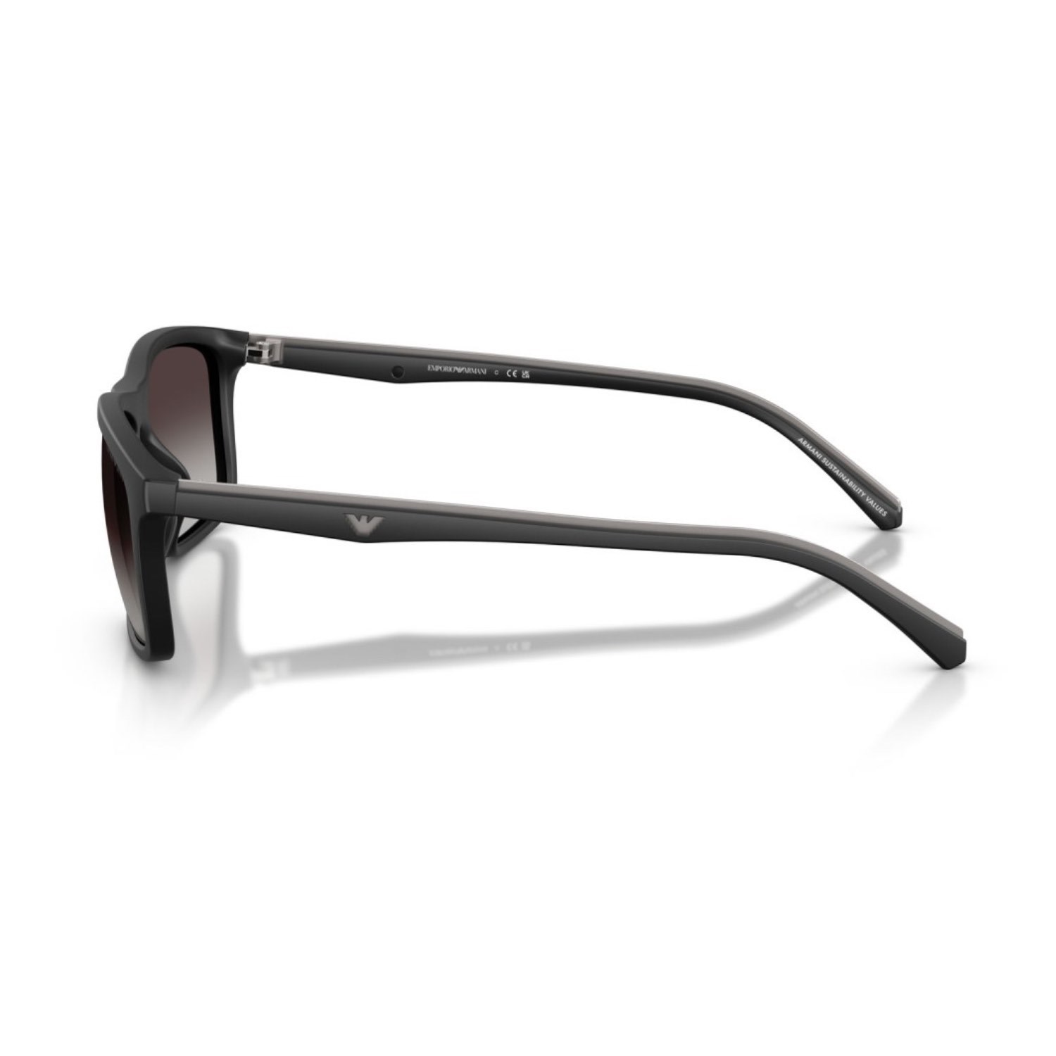Emporio Armani EA 4257U 50018G 57 Erkek Yastık Siyah Kemik Güneş Gözlüğü