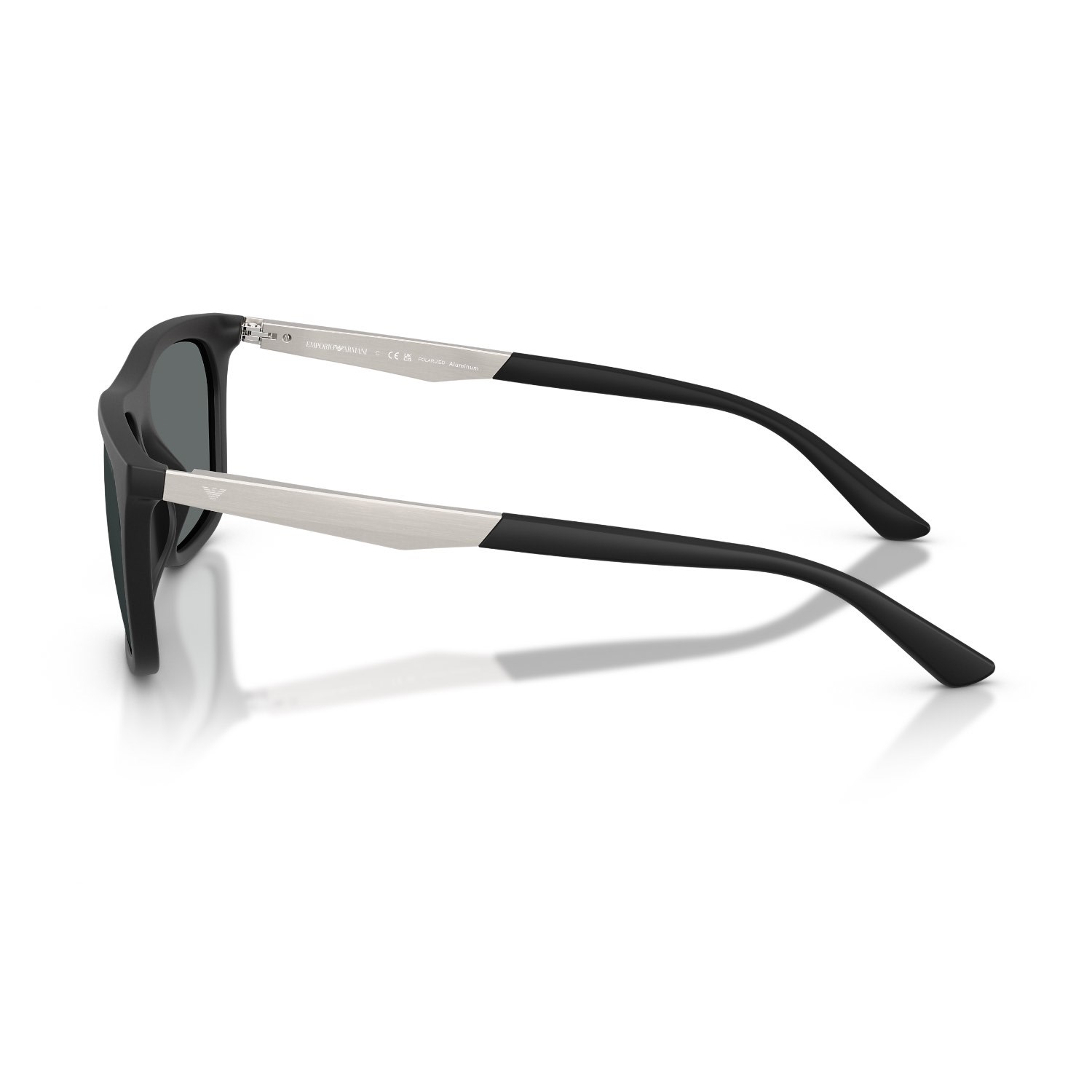 Emporio Armani EA 4272U 500181 57 Erkek Polarize Yastık Siyah Kemik Güneş Gözlüğü