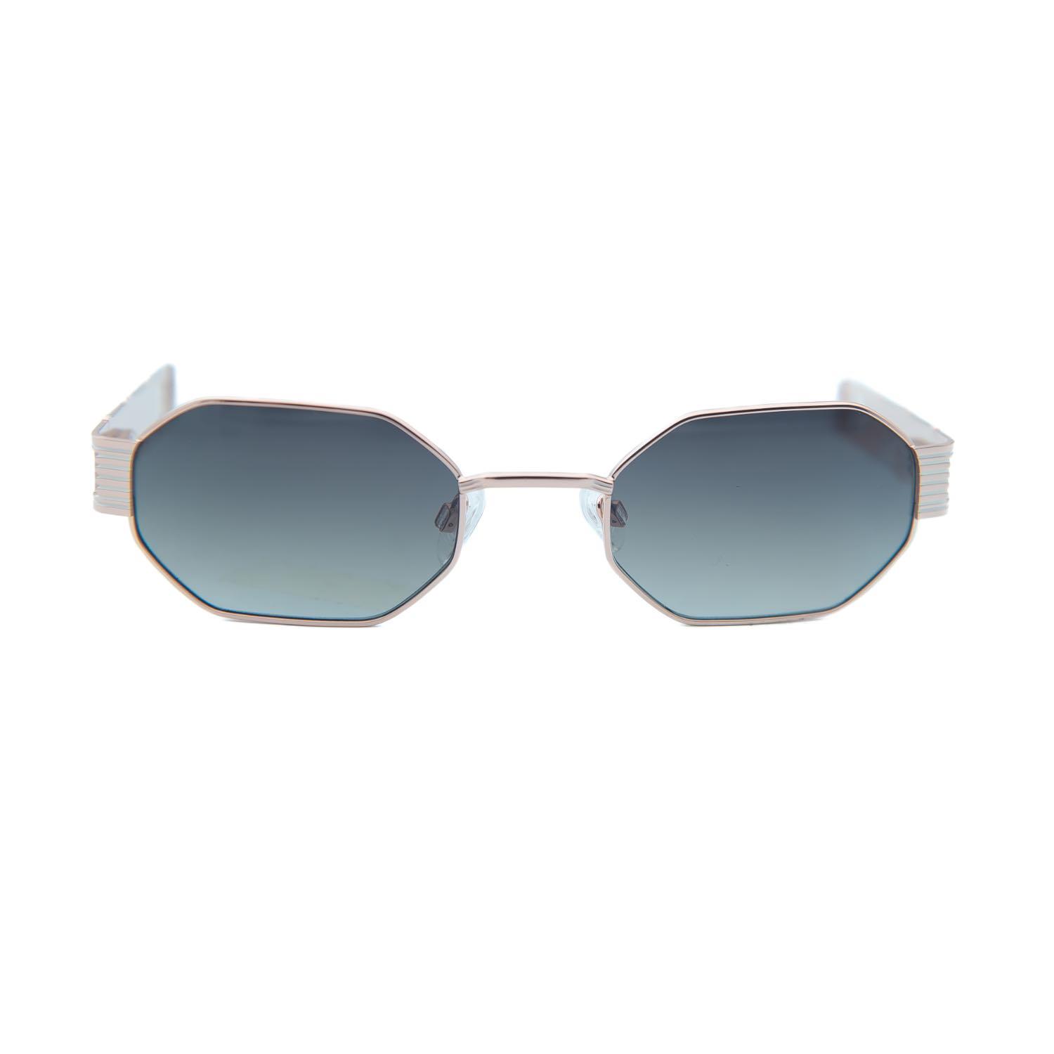 Flirt FL 966 180G 51 Unisex Geometrik Rose Gold Metal Güneş Gözlüğü